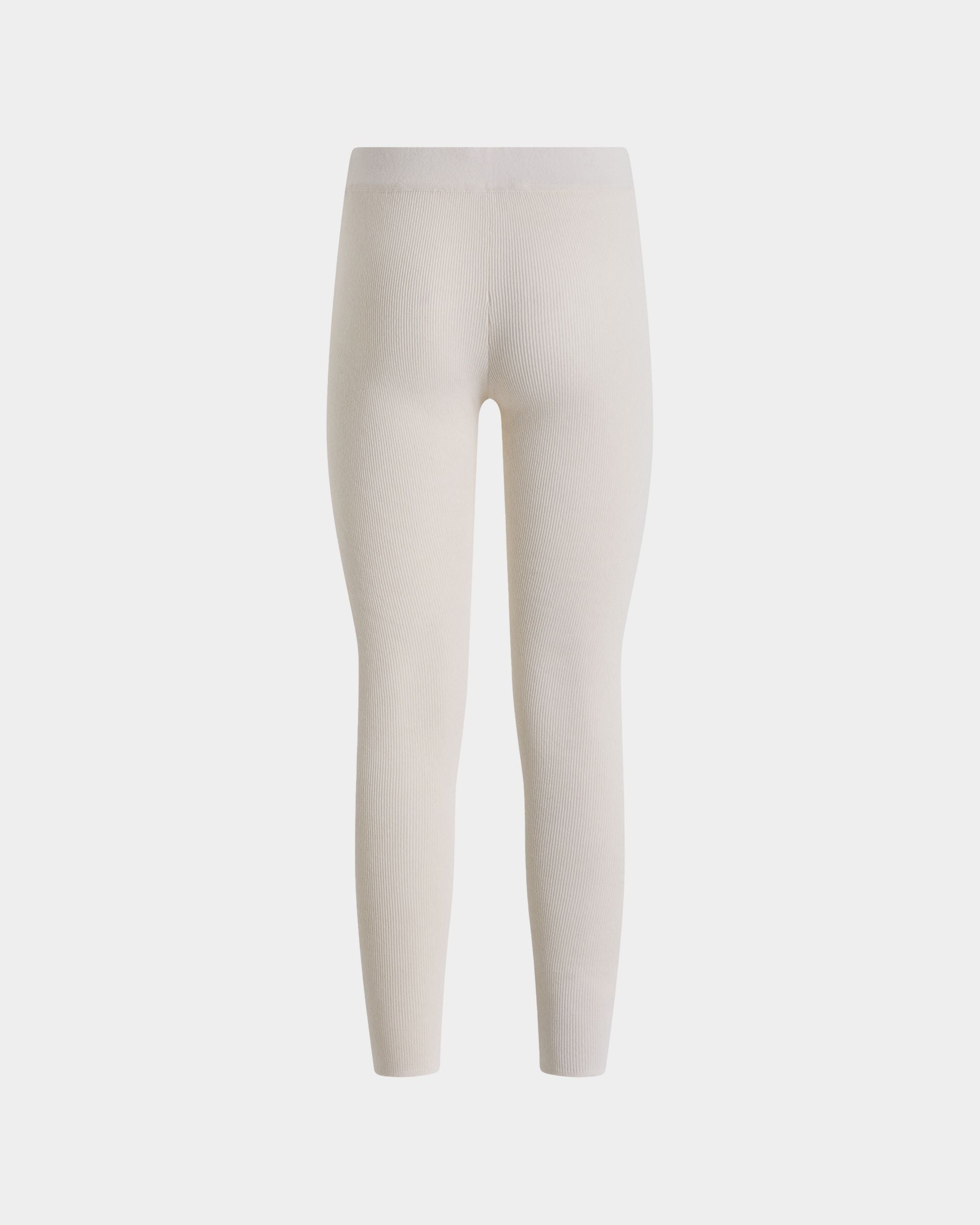 Bally Global - Pantalon Collection Curling En Cachemire Blanc - Blanc