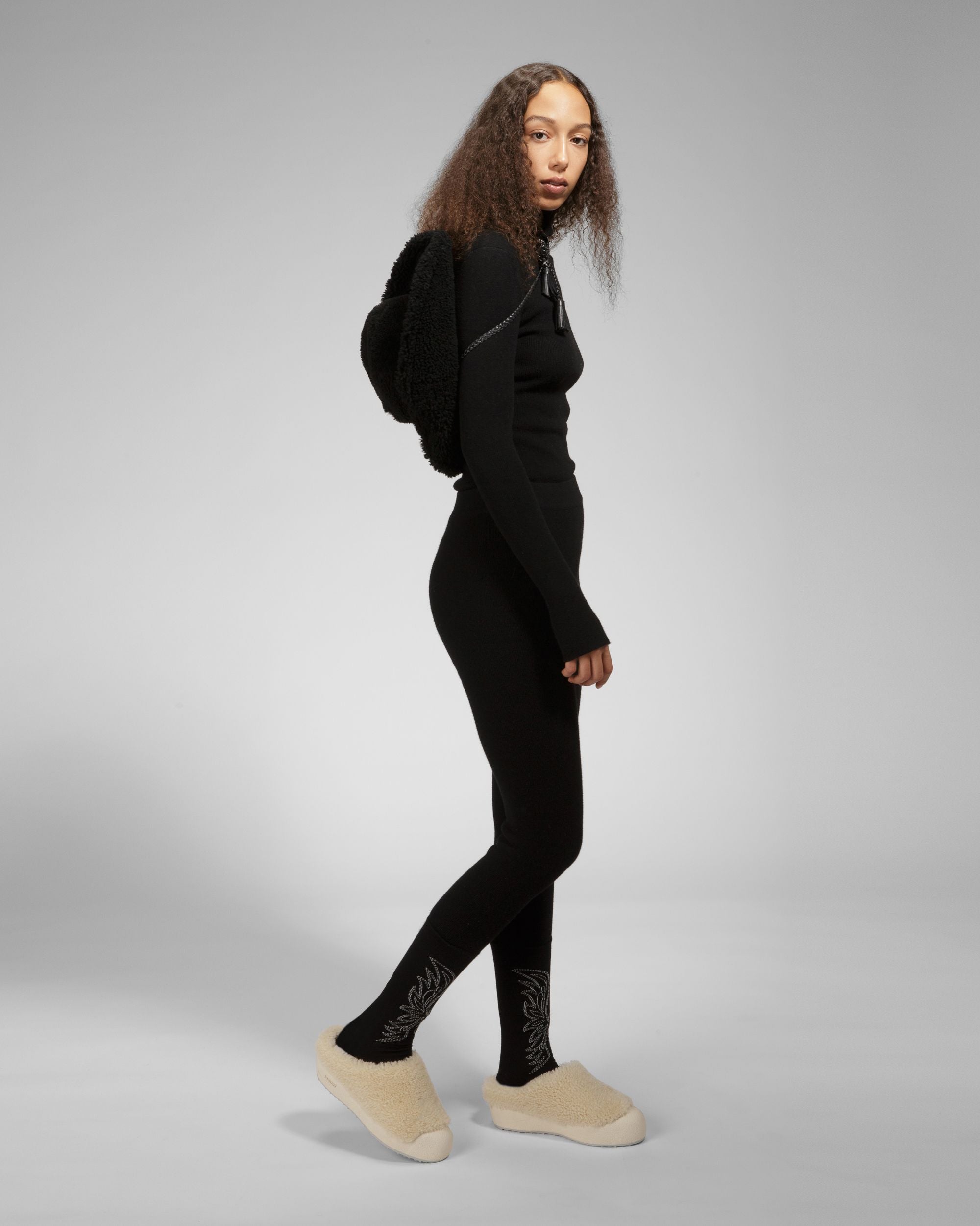 Bally Global - Cashmere Leggings - Black