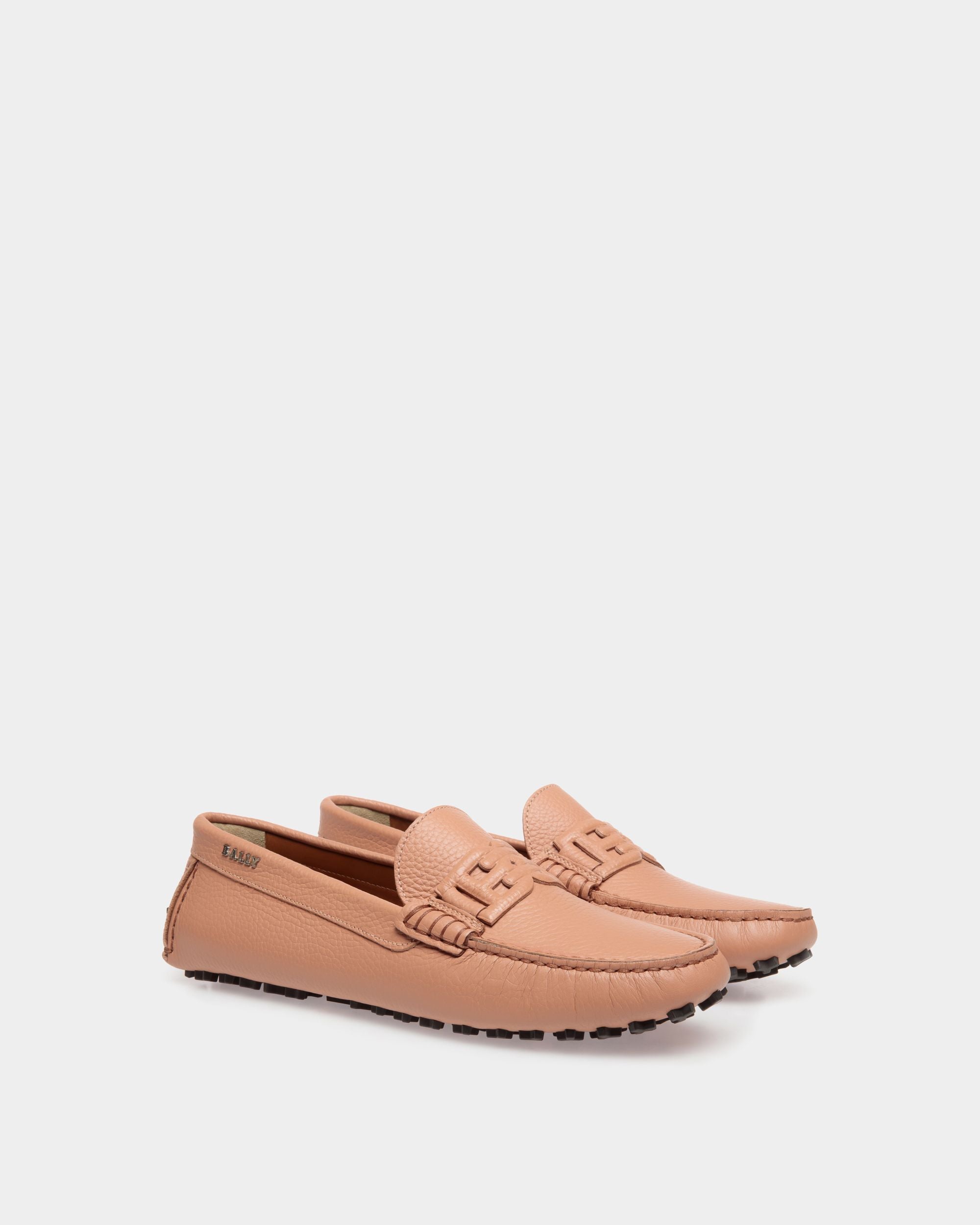 Bally Global - Lux Driver Drivers In Orange Leather - Orange