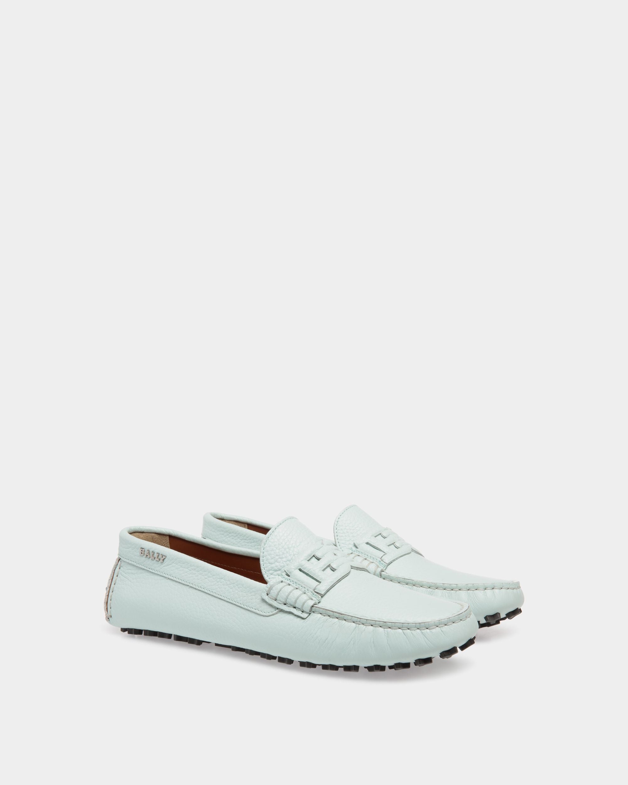 Bally Global - Lux Driver Drivers In Blue Leather - Blue