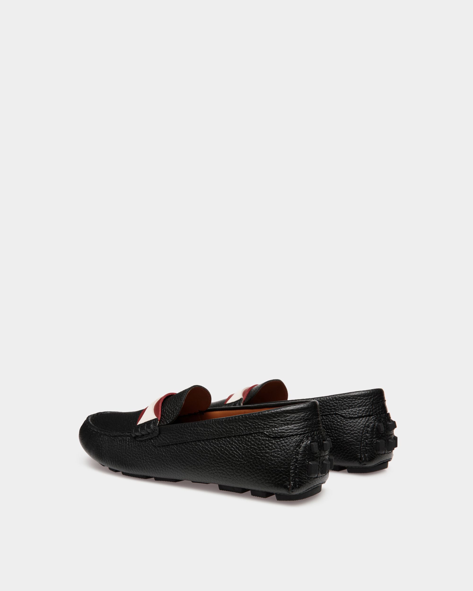 Bally Global - Zapato Driver Kerbs De Piel Negra - Negro