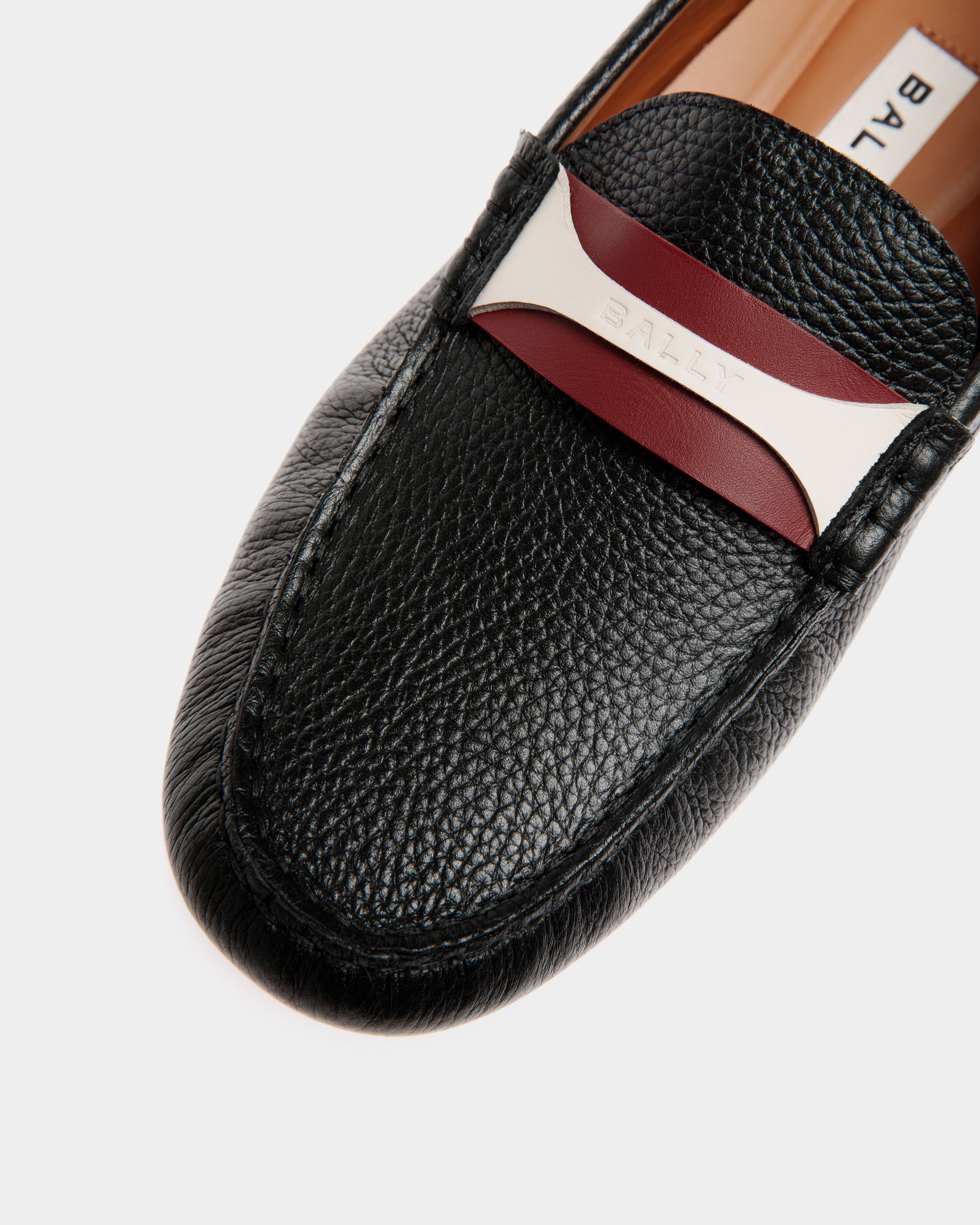Bally Global - Zapato Driver Kerbs De Piel Negra - Negro