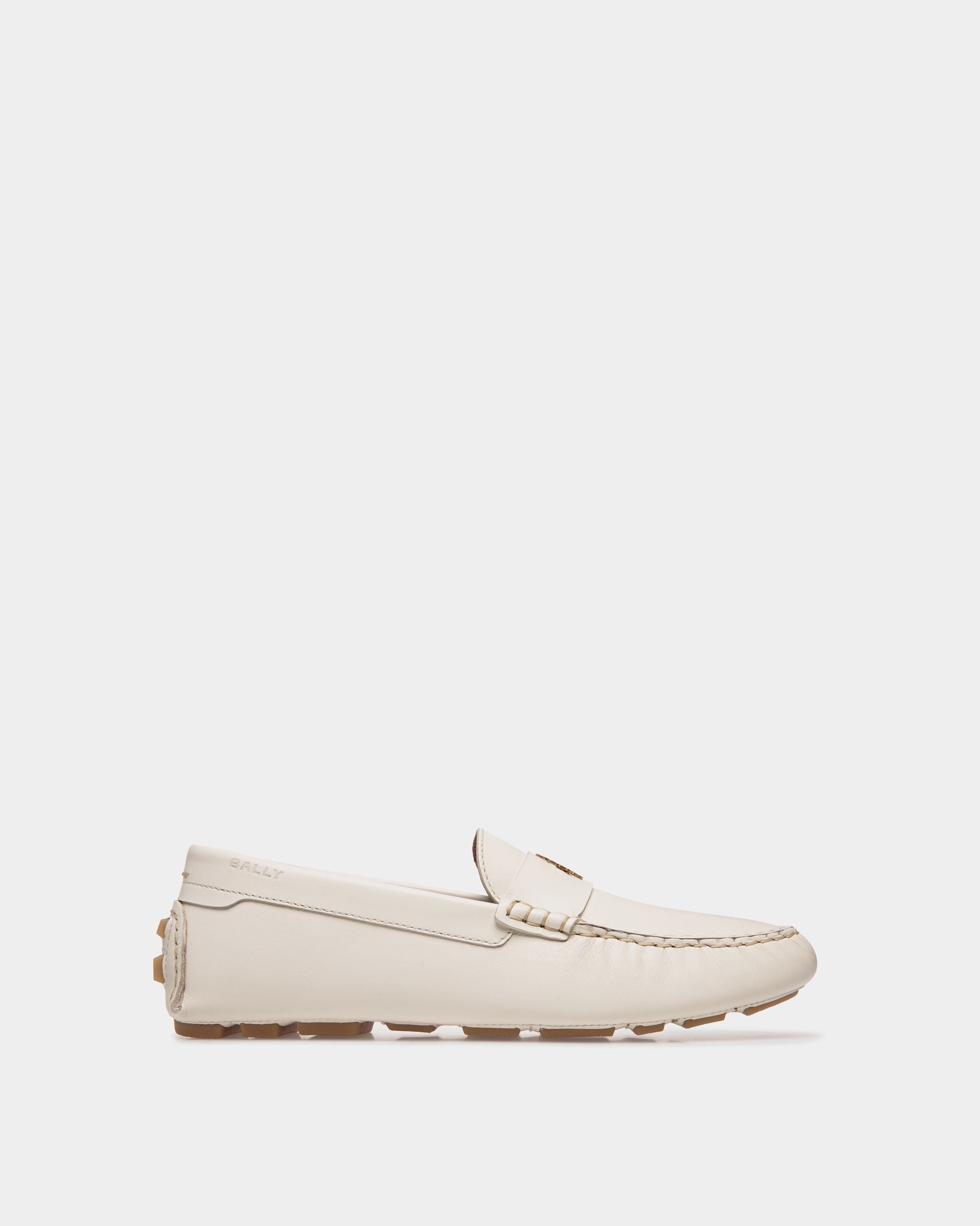Bally Global - Kerbs Driver In White Leather - White