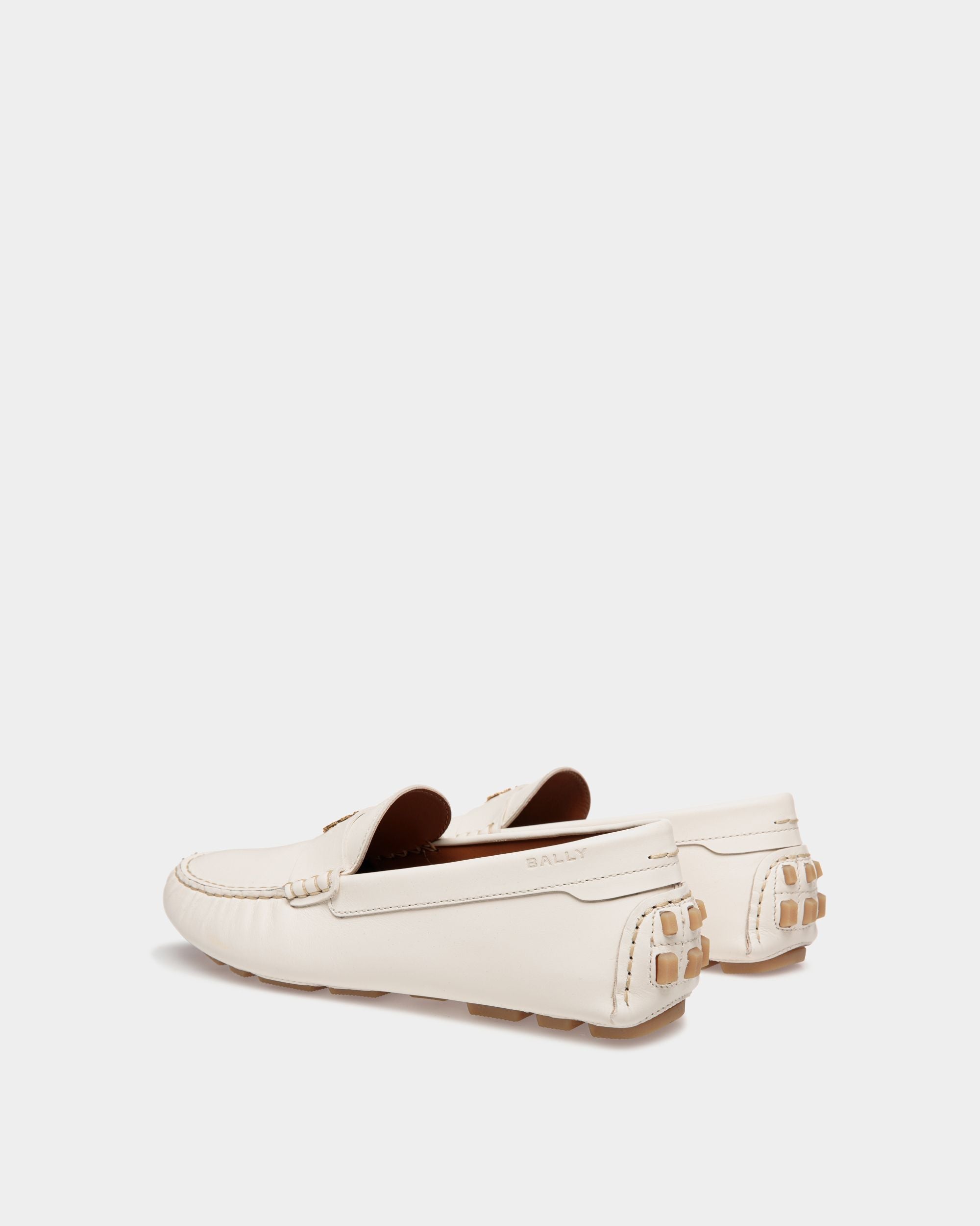 Bally Global - Kerbs Driver In White Leather - White