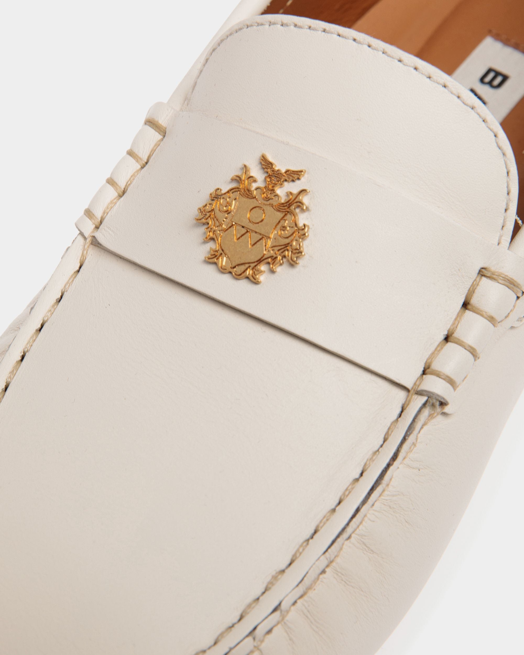 Bally Global - Kerbs Driver In White Leather - White