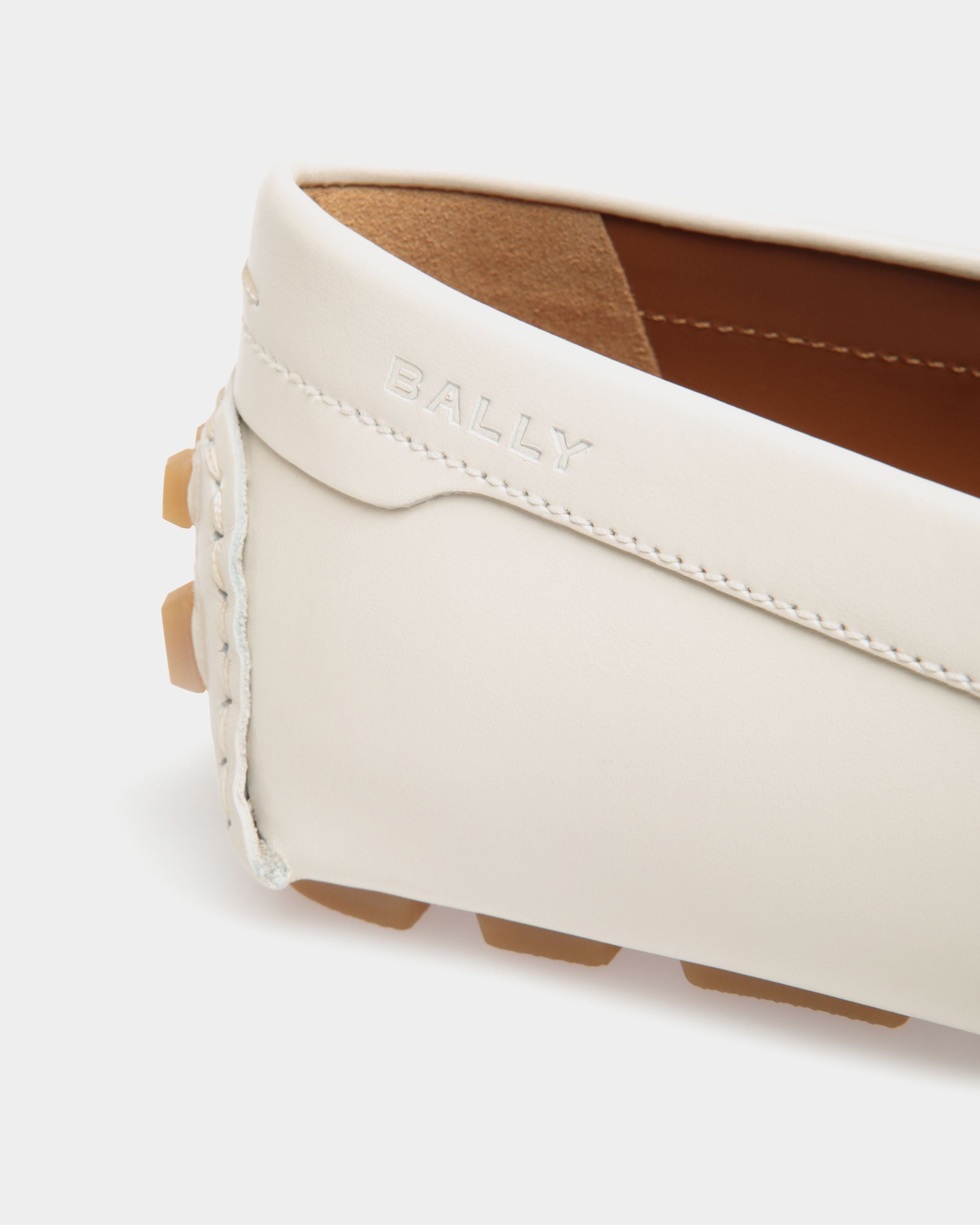 Bally Global - Kerbs Driver In White Leather - White