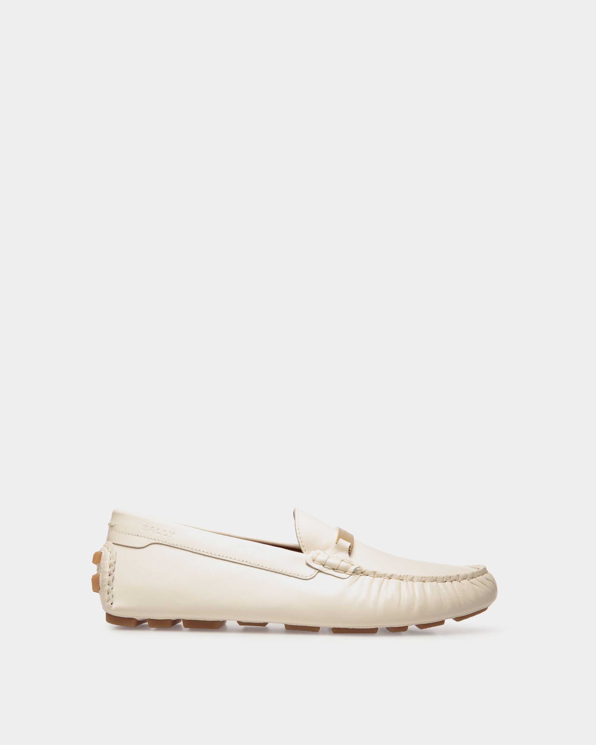 Bally Global - Kerbs Driver in White Leather - White