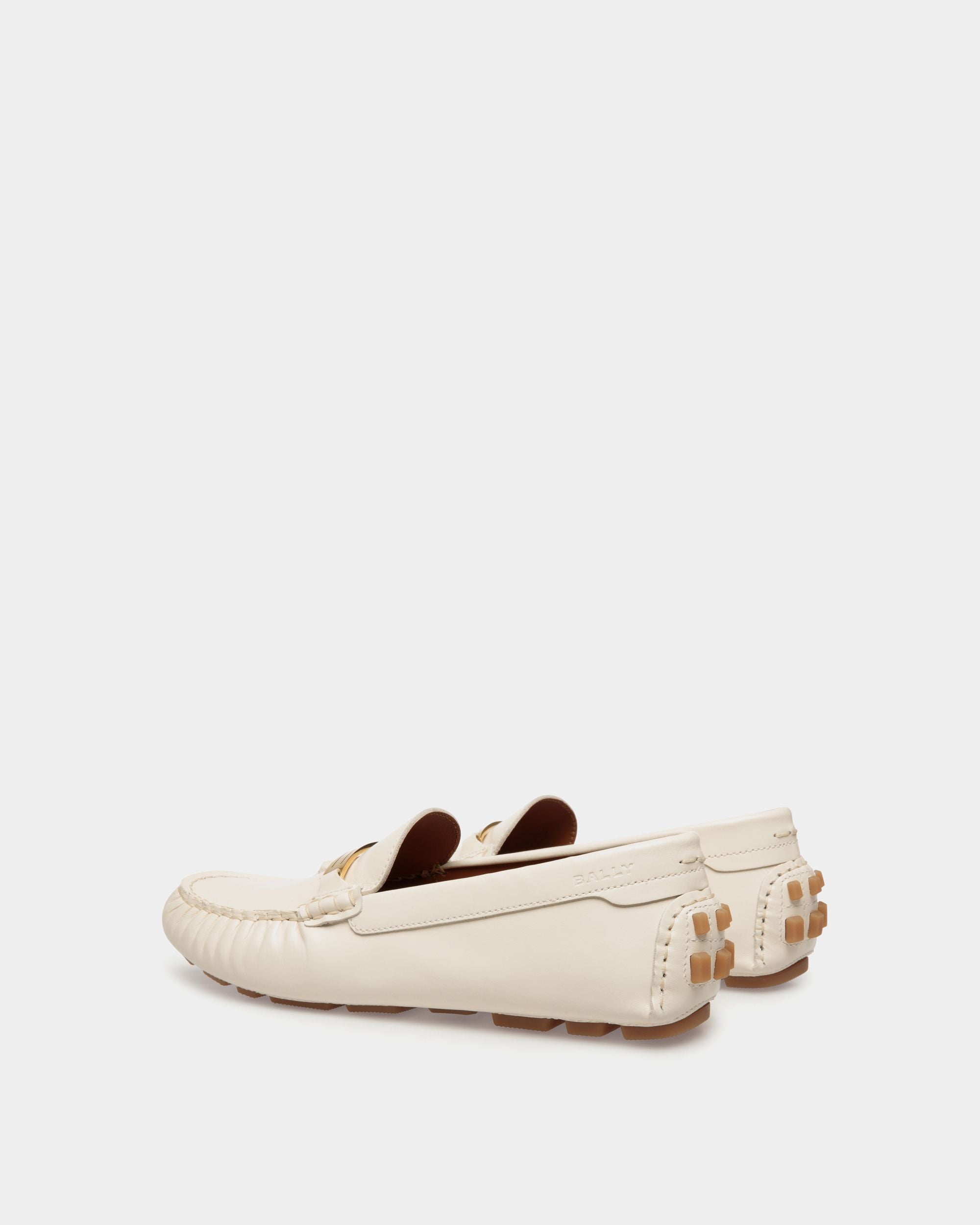 Bally Global - Kerbs Driver in White Leather - White