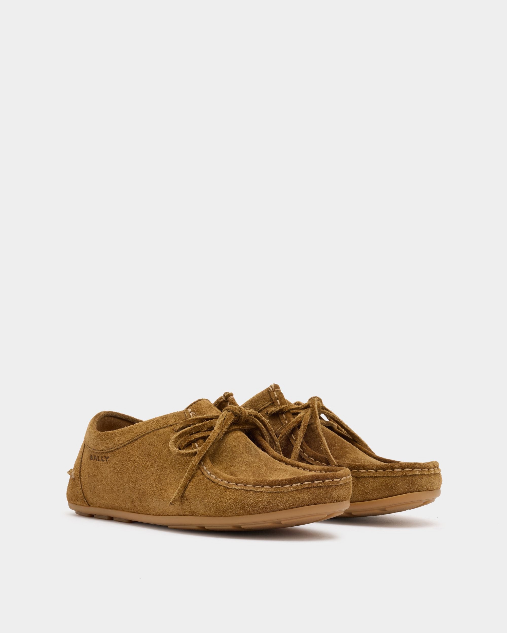 Bally Global - Clay Driver in Brown Suede - Brown