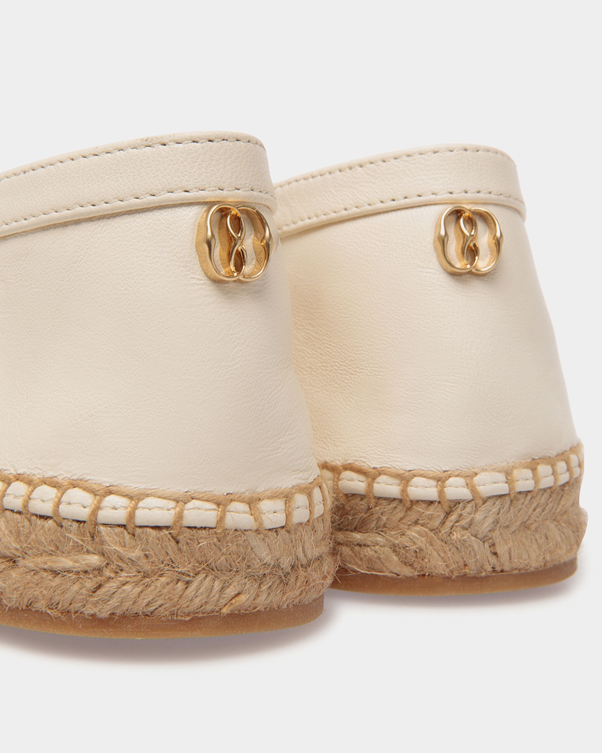 Bally Global - Urdy Espadrille in Nappa Leather - Blanc