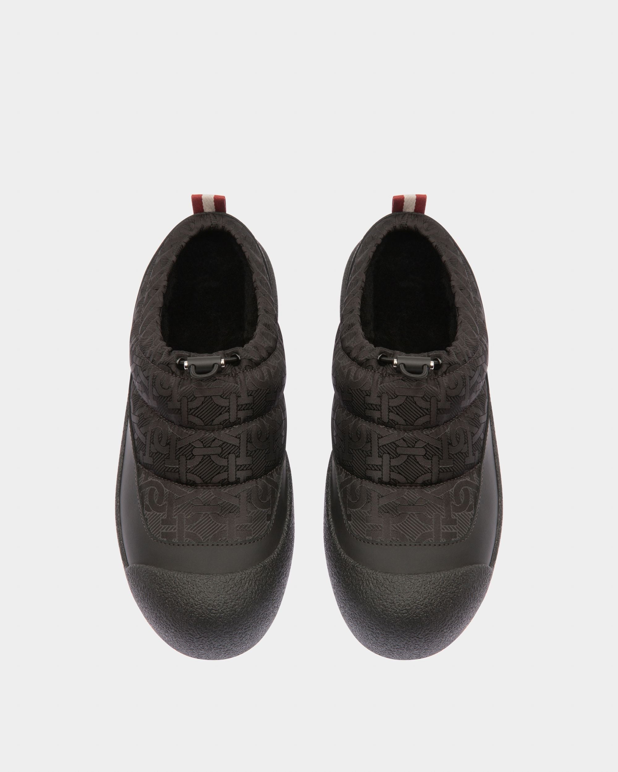 Bally Global - Carys Mocasines En Jacquard De Nailon De Color Negro - Negro