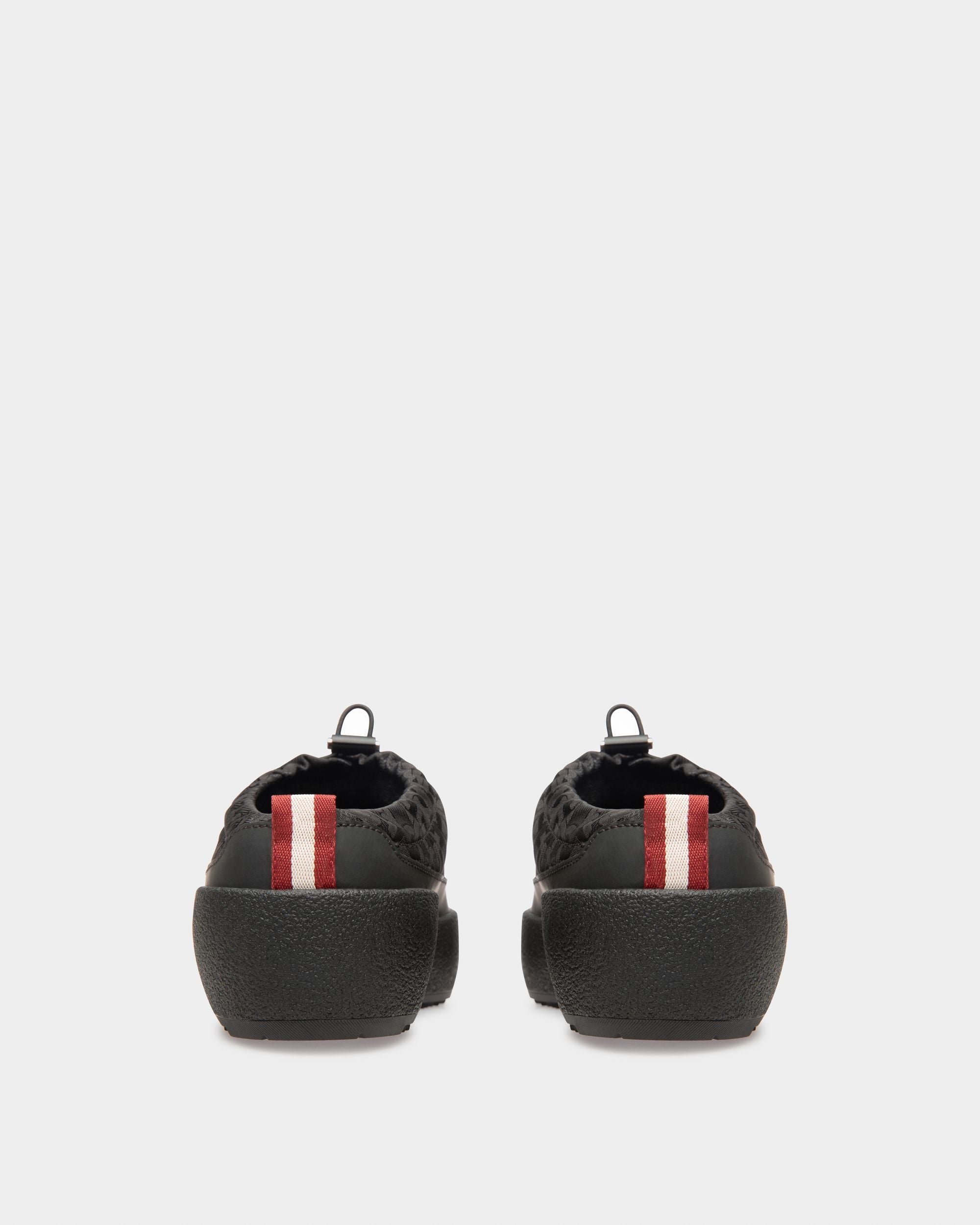 Bally Global - Carys Mocasines En Jacquard De Nailon De Color Negro - Negro