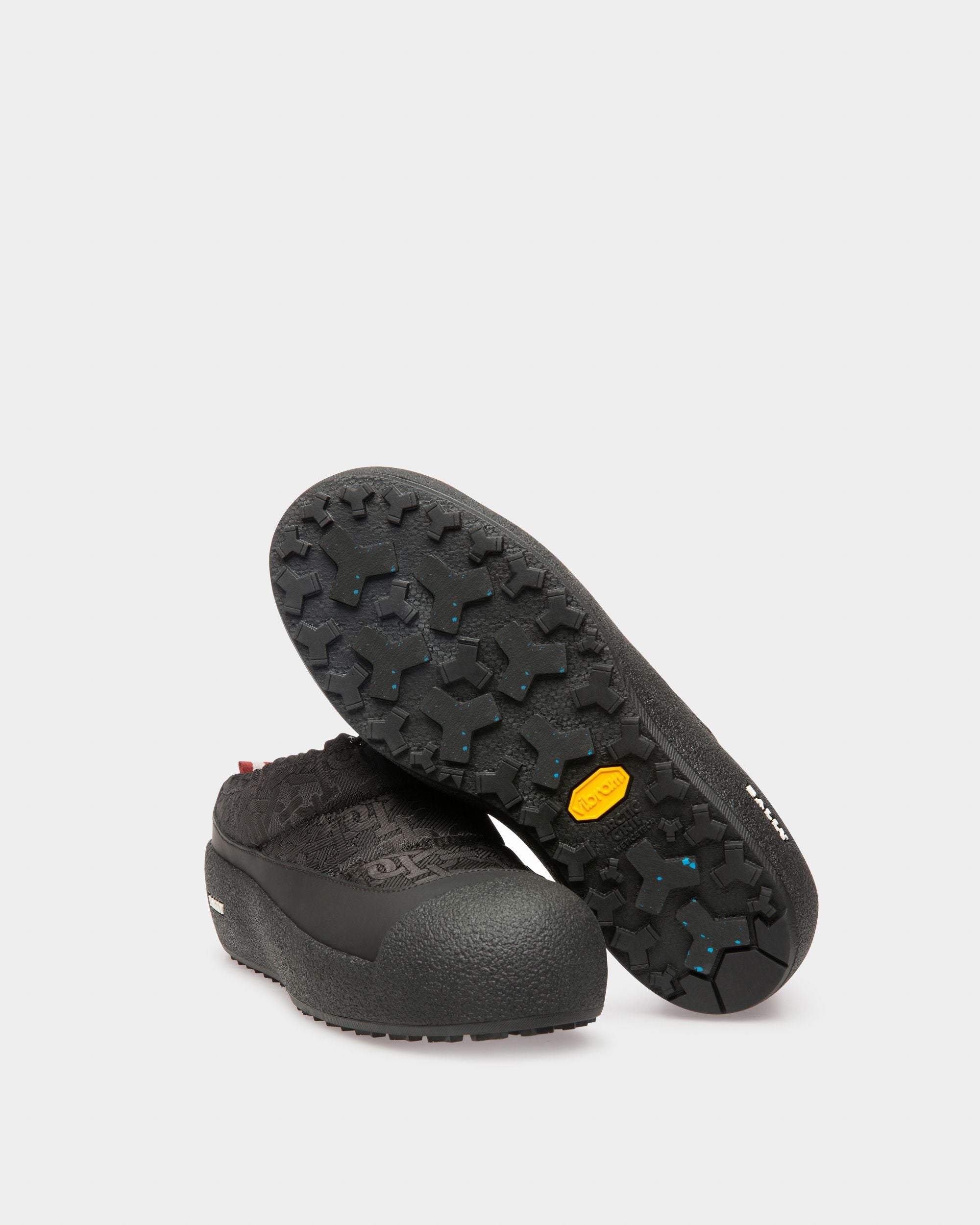 Bally Global - Carys Mocasines En Jacquard De Nailon De Color Negro - Negro