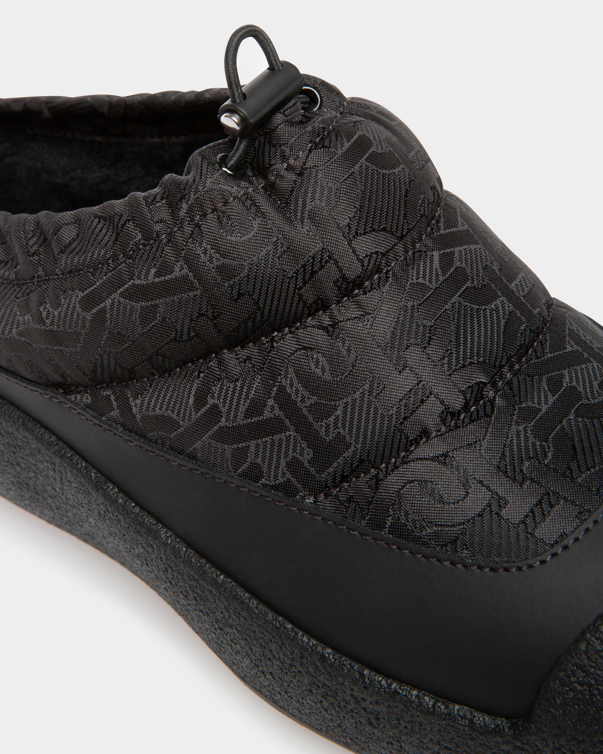 Bally Global - Carys Mocasines En Jacquard De Nailon De Color Negro - Negro