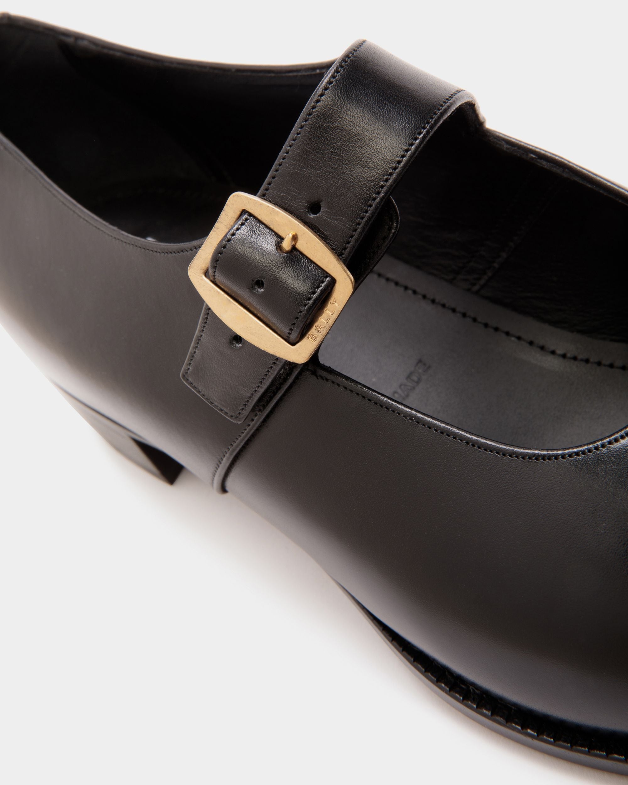 Bally Global - Baby Glendale En Cuir Noir - Noir