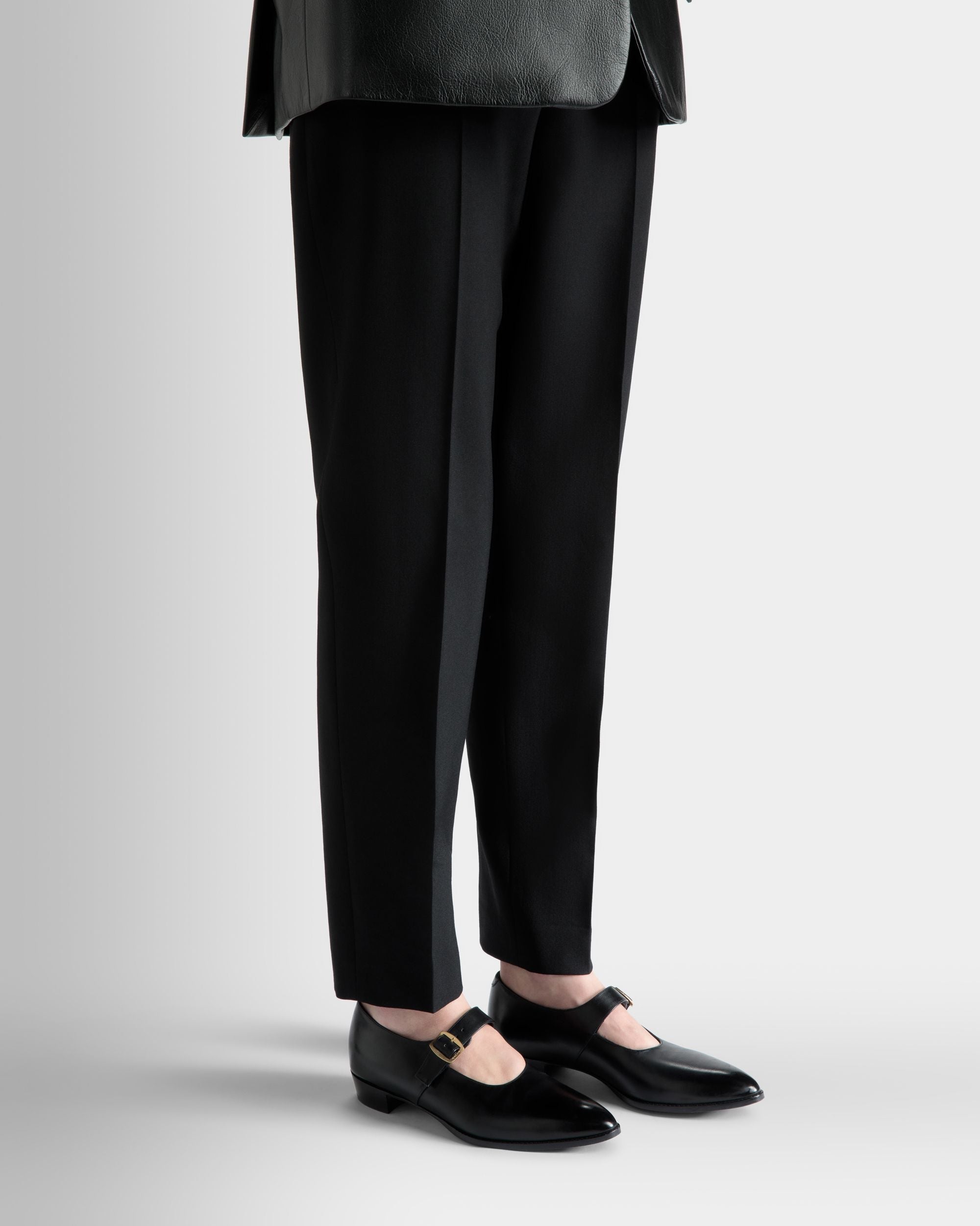 Bally Global - Baby Glendale En Cuir Noir - Noir