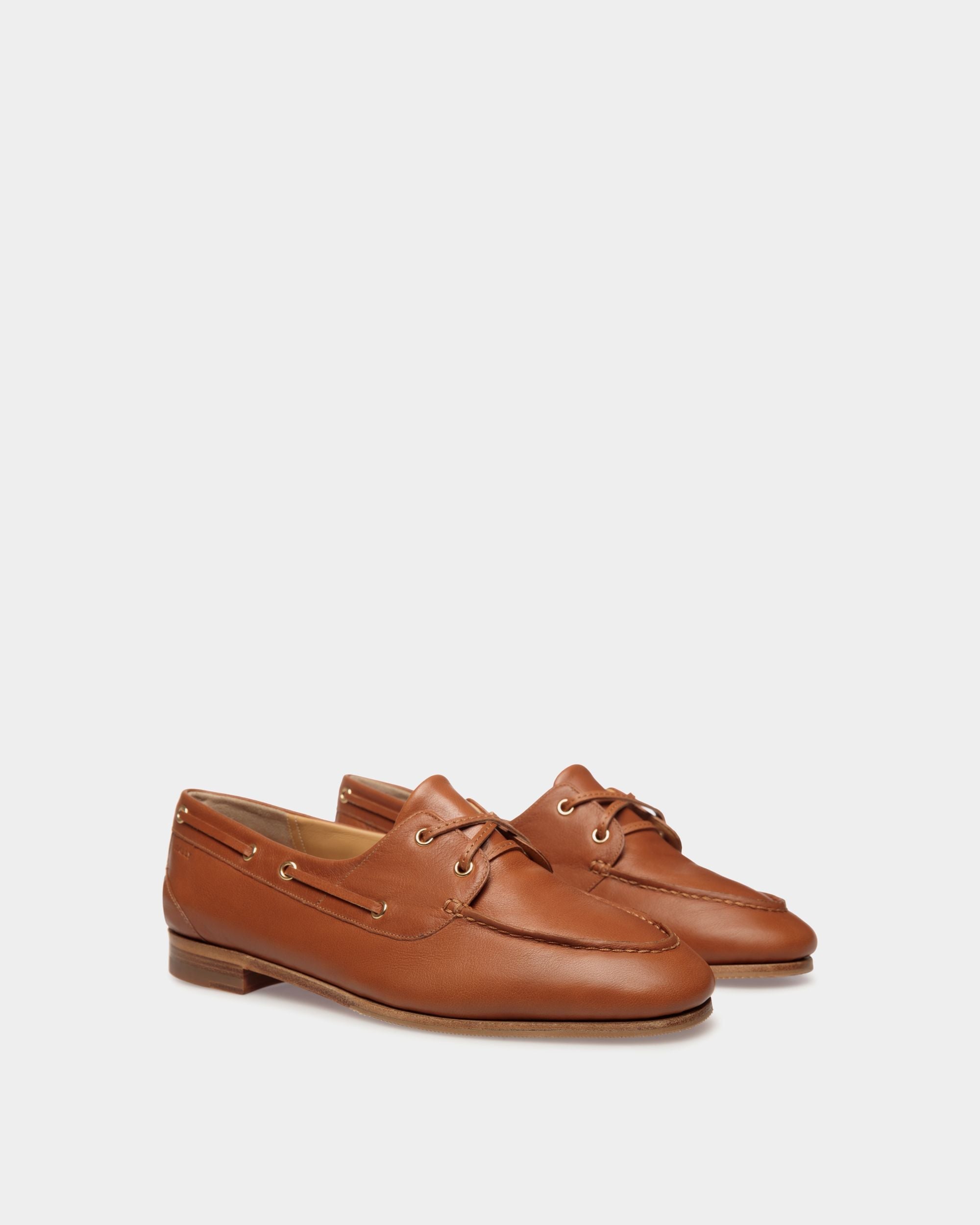 Bally Global - Plume Moccasin in Brown Leather - Brown