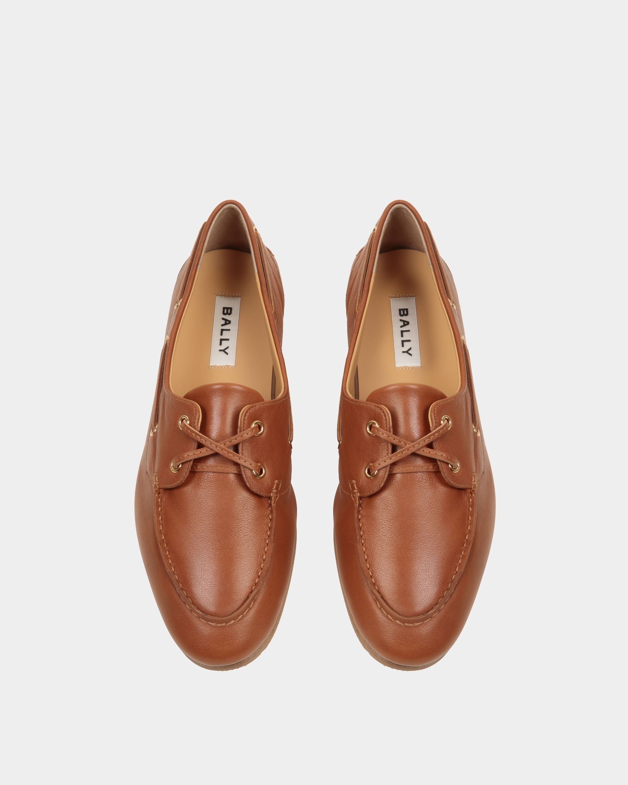Bally Global - Plume Moccasin in Brown Leather - Brown