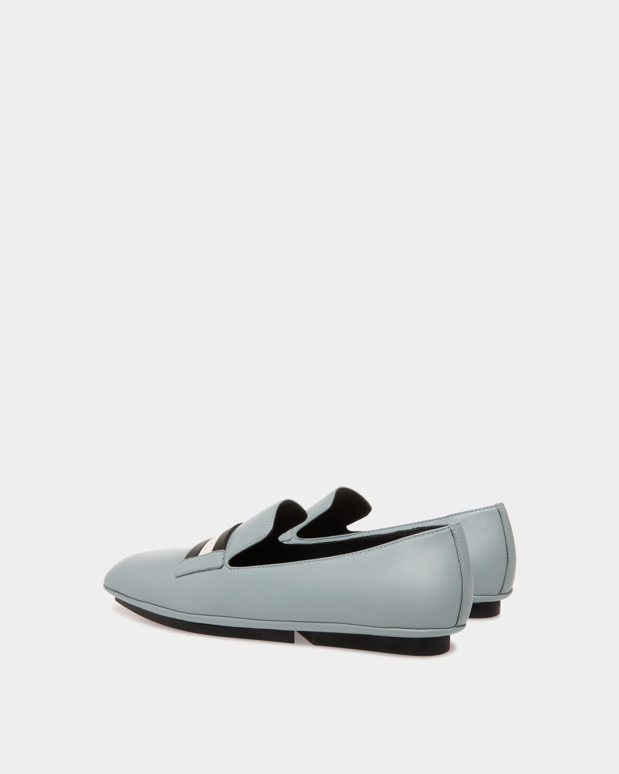Bally Global - Slipper in Blue Leather - Blue