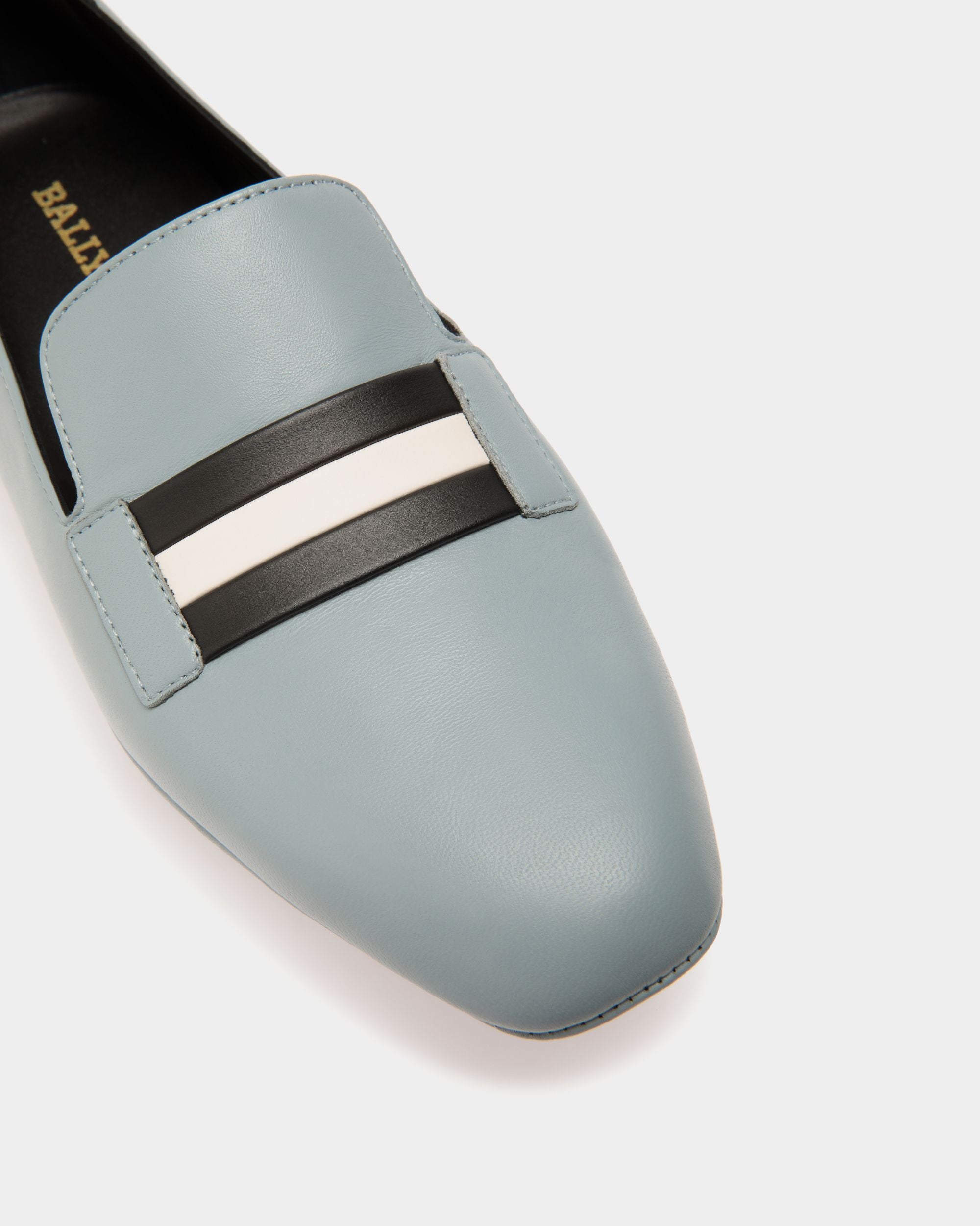 Bally Global - Slipper in Blue Leather - Blue
