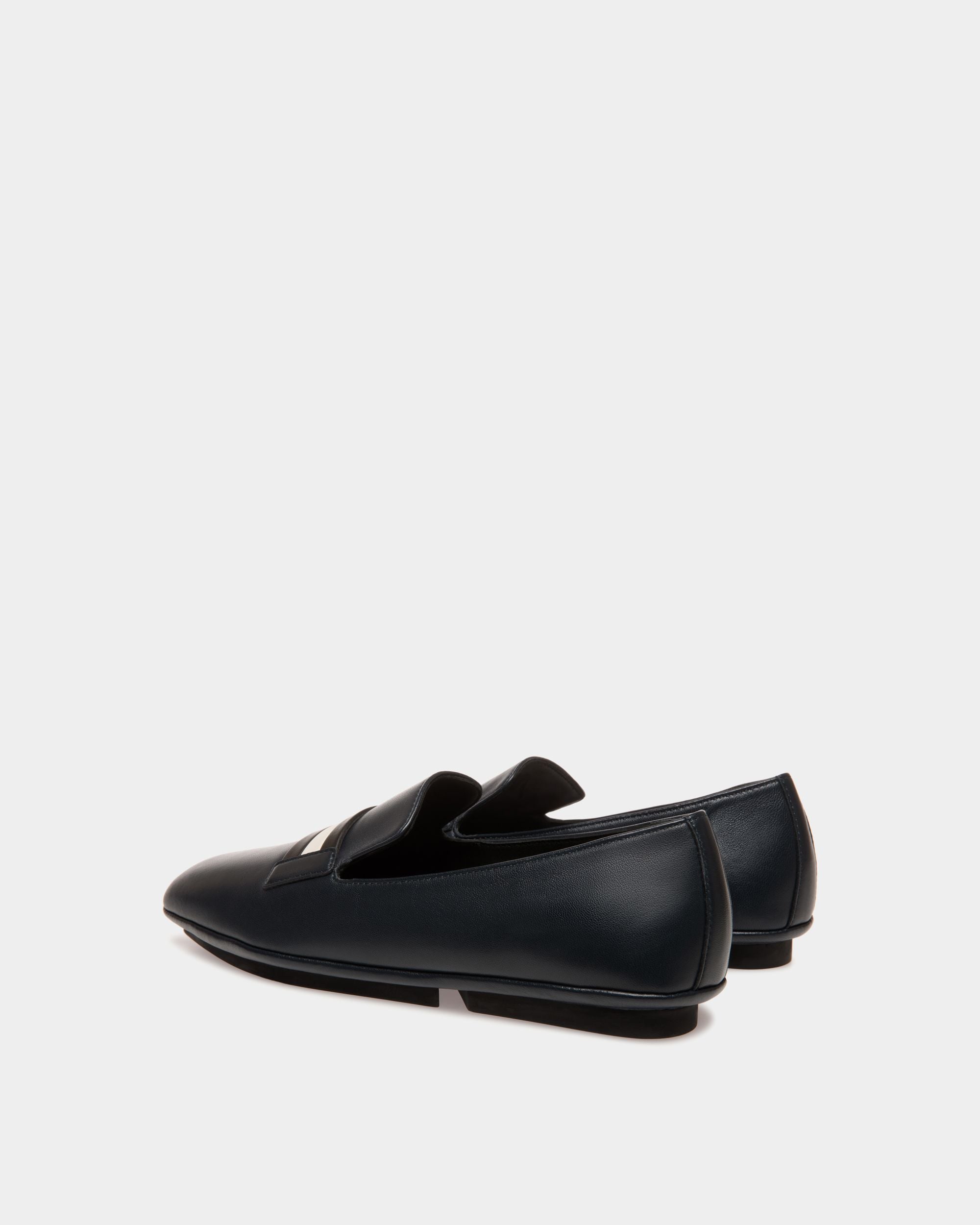 Bally Global - Slipper De Piel Azul - Azul