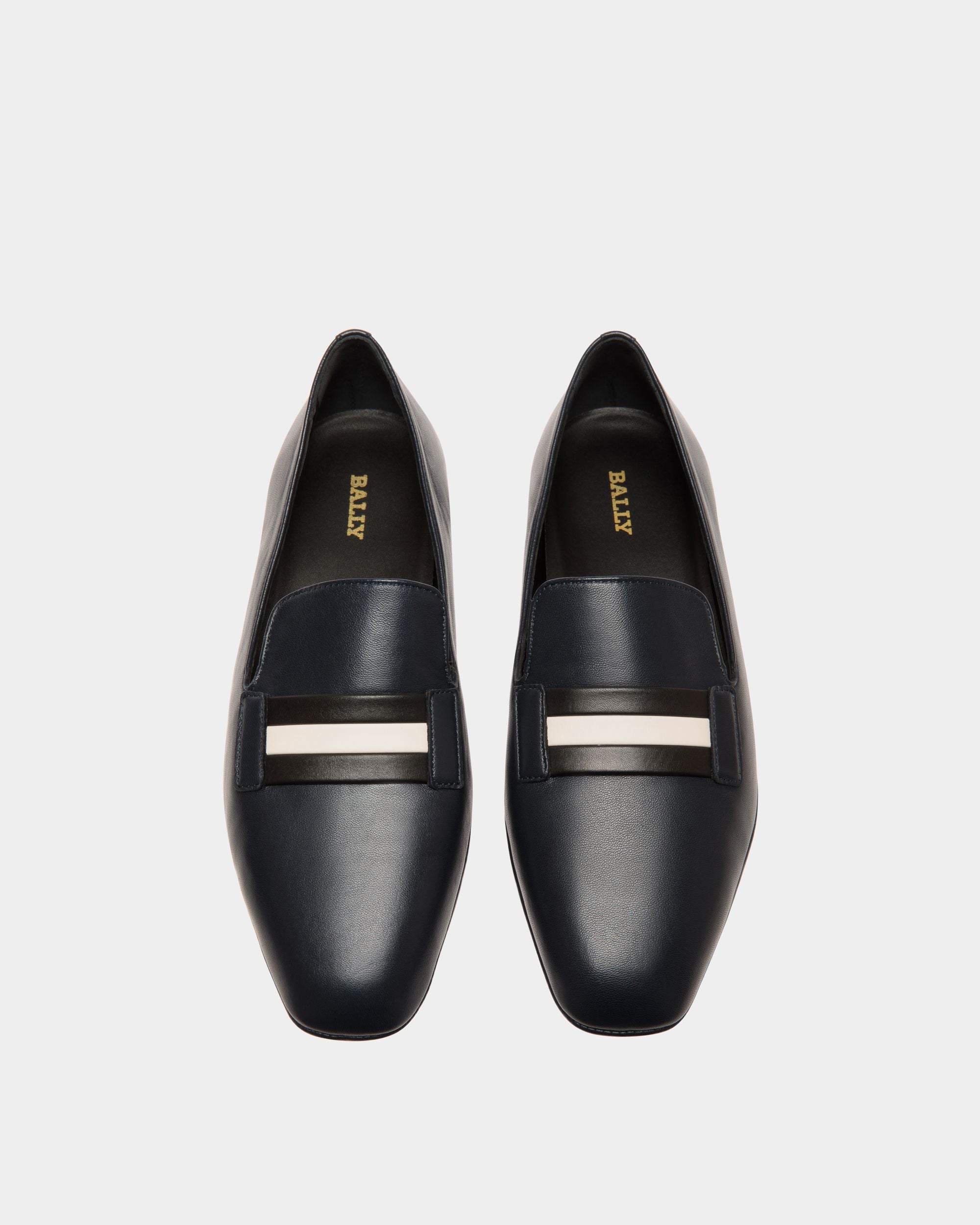 Bally Global - Slipper De Piel Azul - Azul