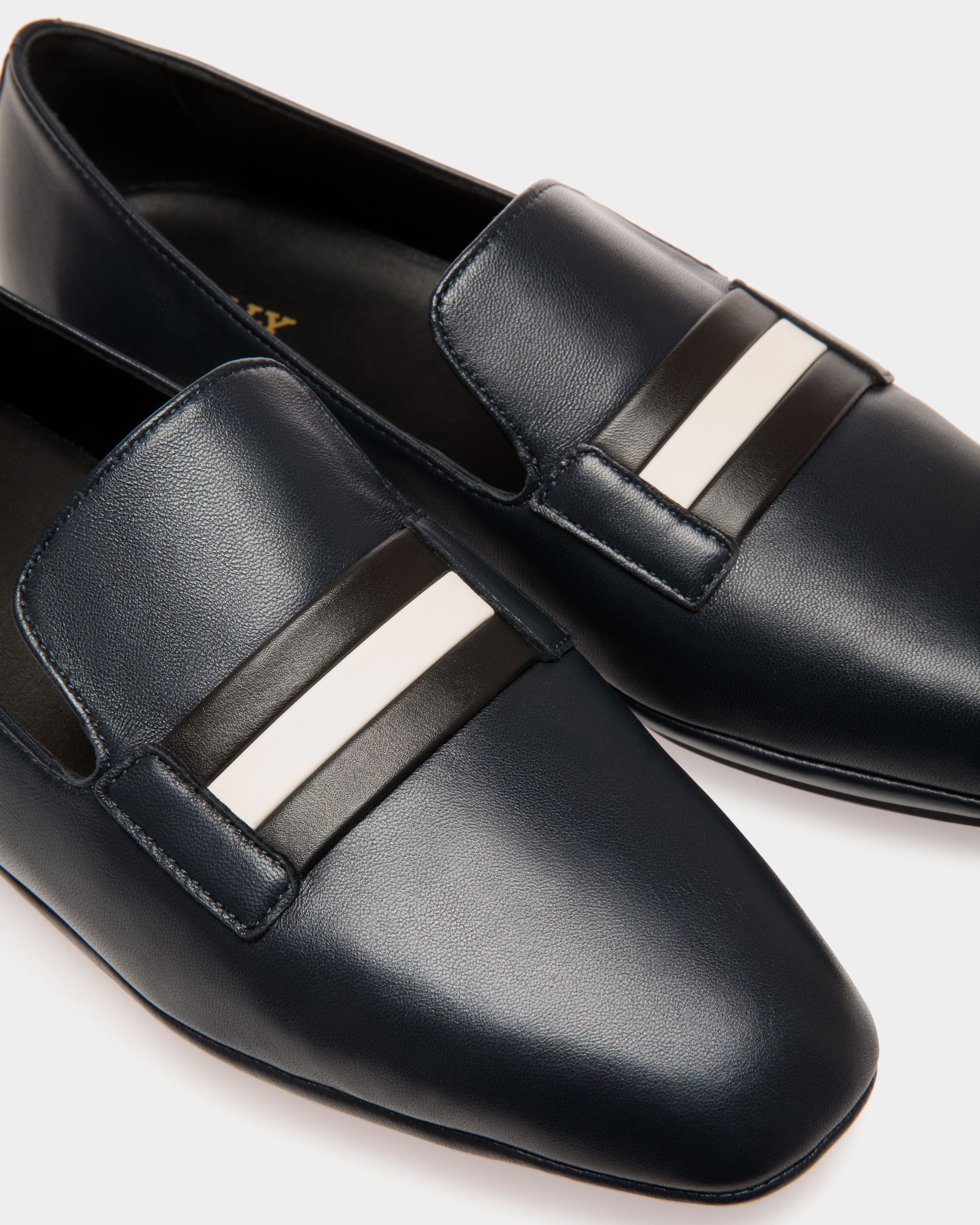 Bally Global - Slipper De Piel Azul - Azul