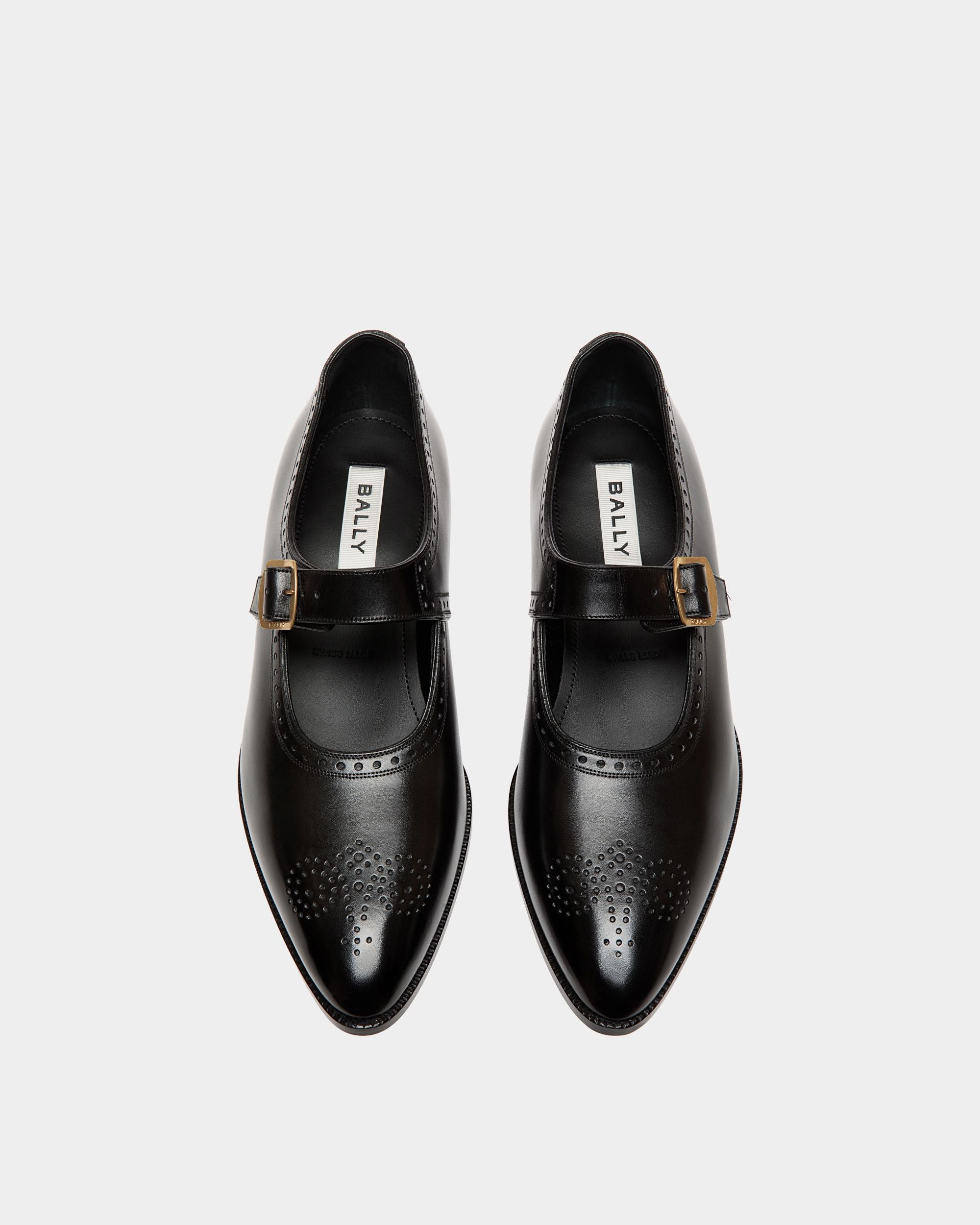 Bally Global - Glendale Flats In Black Leather - Black