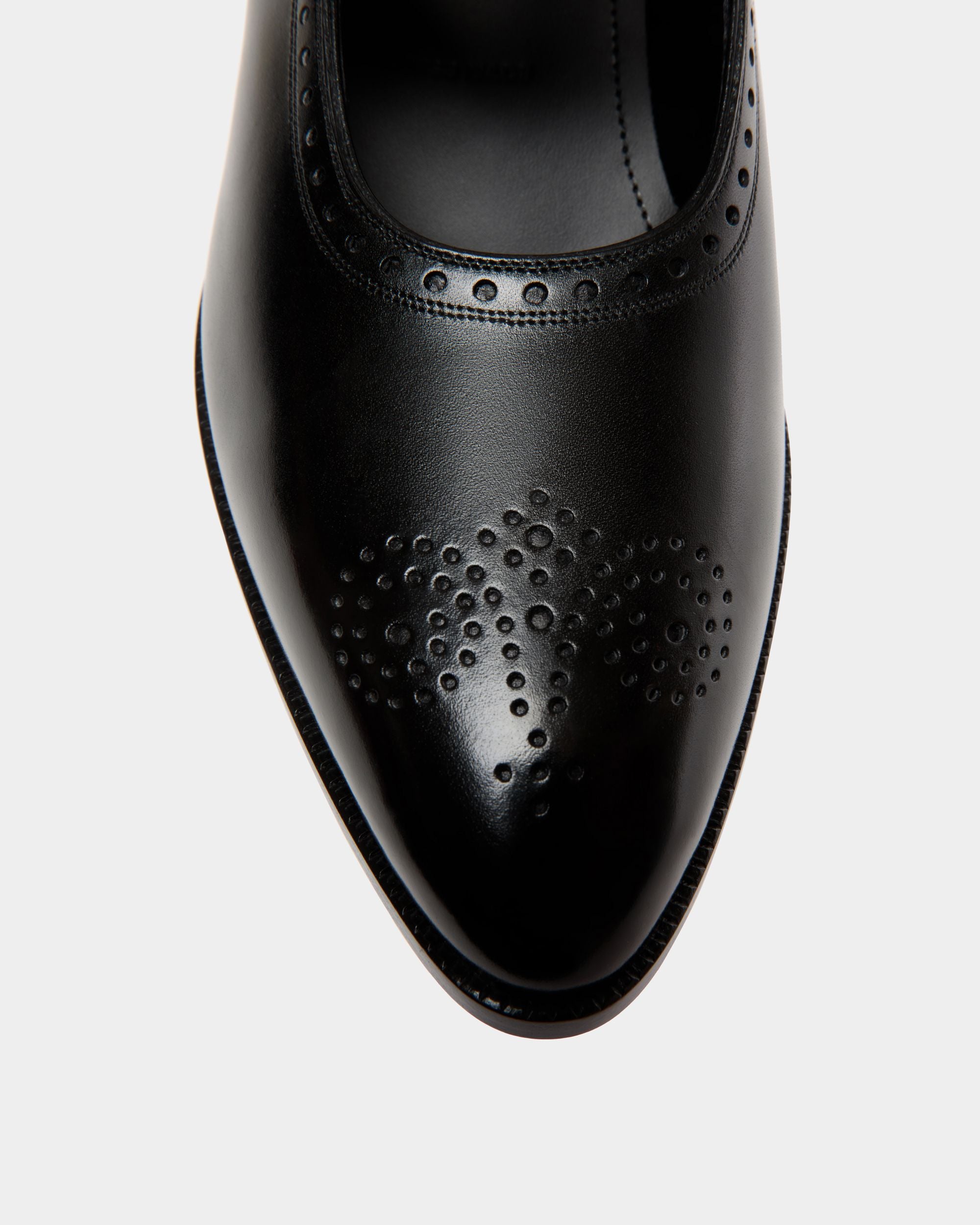 Bally Global - Glendale Flats In Black Leather - Black