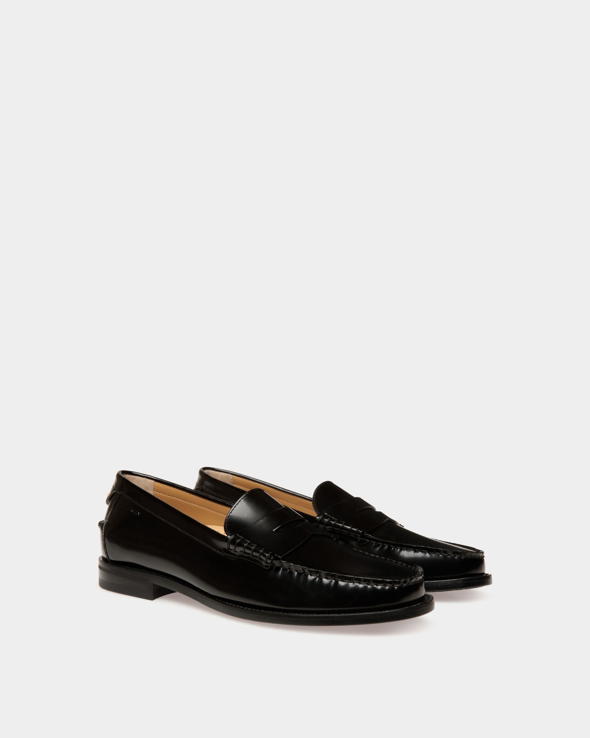 Bally Global - Mocasín Capitol De Piel Negra - Negro