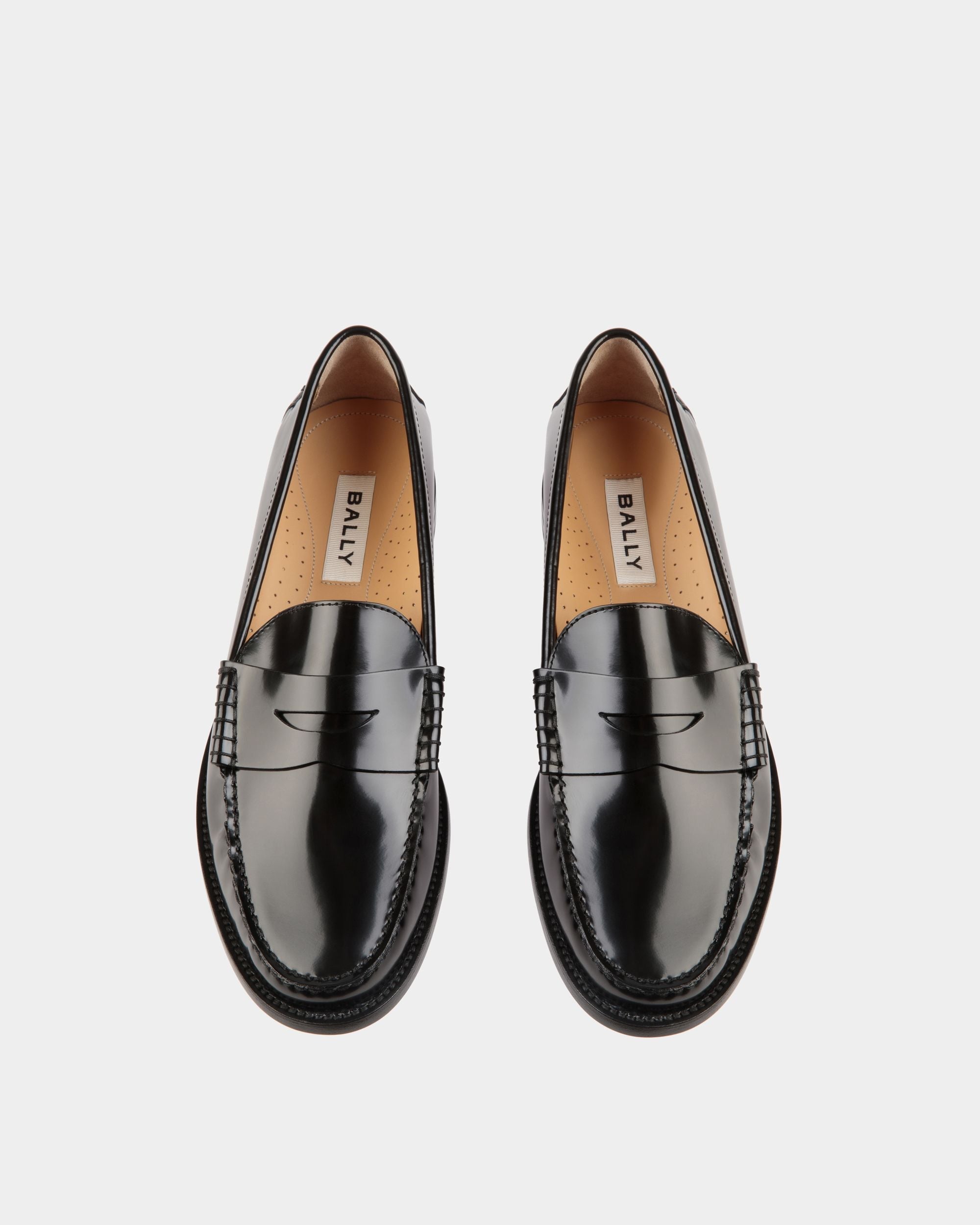 Bally Global - Mocasín Capitol De Piel Negra - Negro