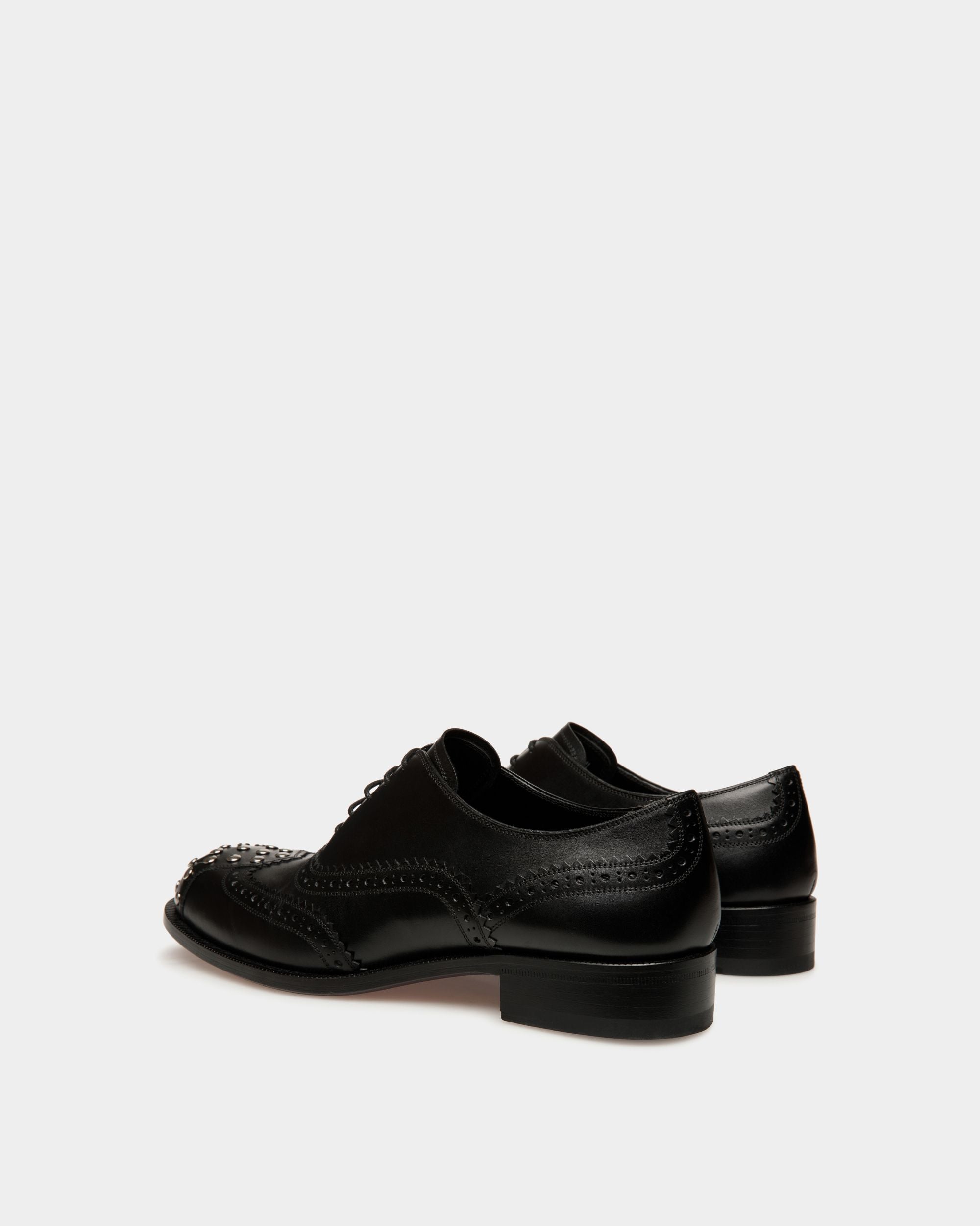 Bally Global - Spiegel Oxford in Black Leather - Black