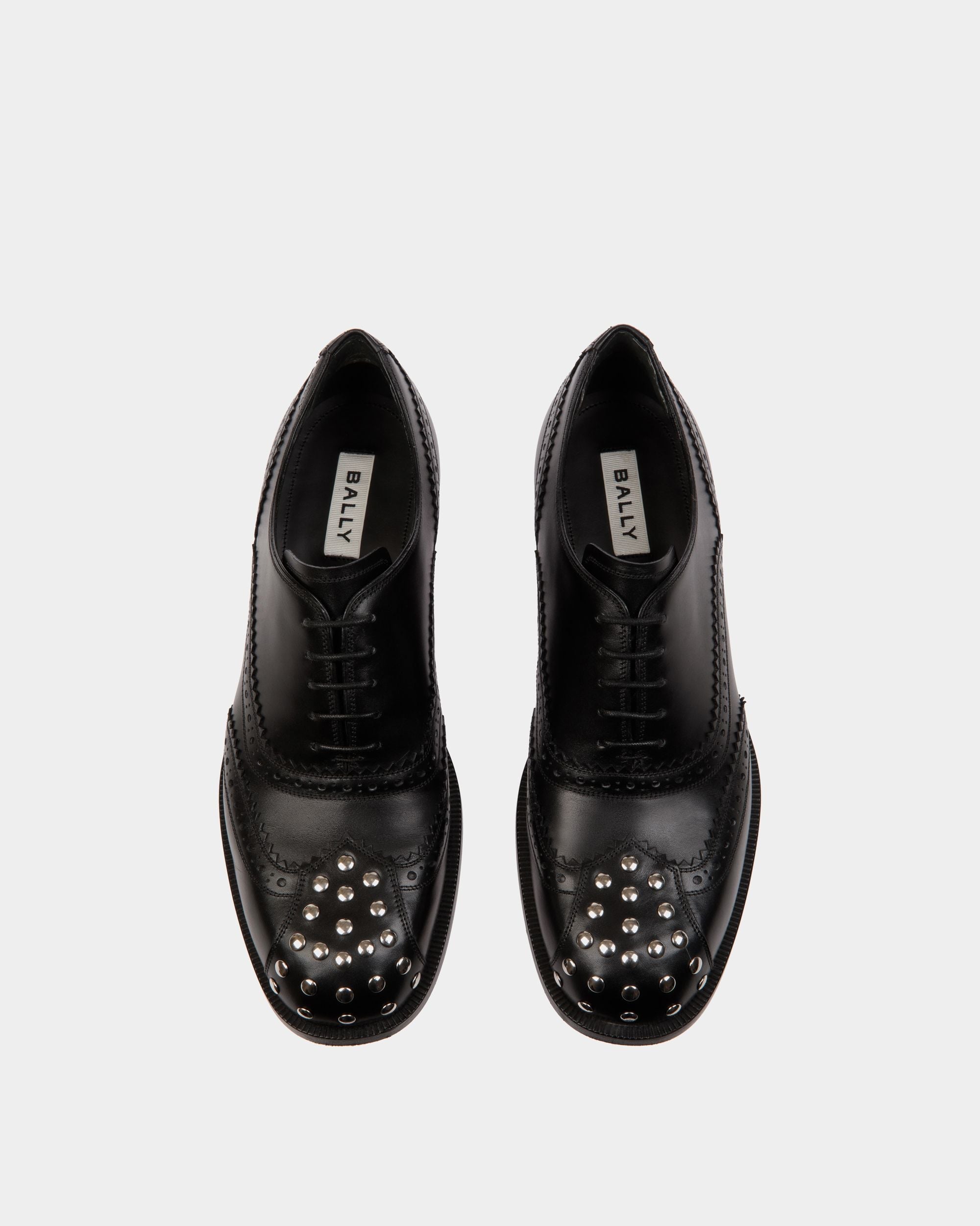 Bally Global - Spiegel Oxford in Black Leather - Black
