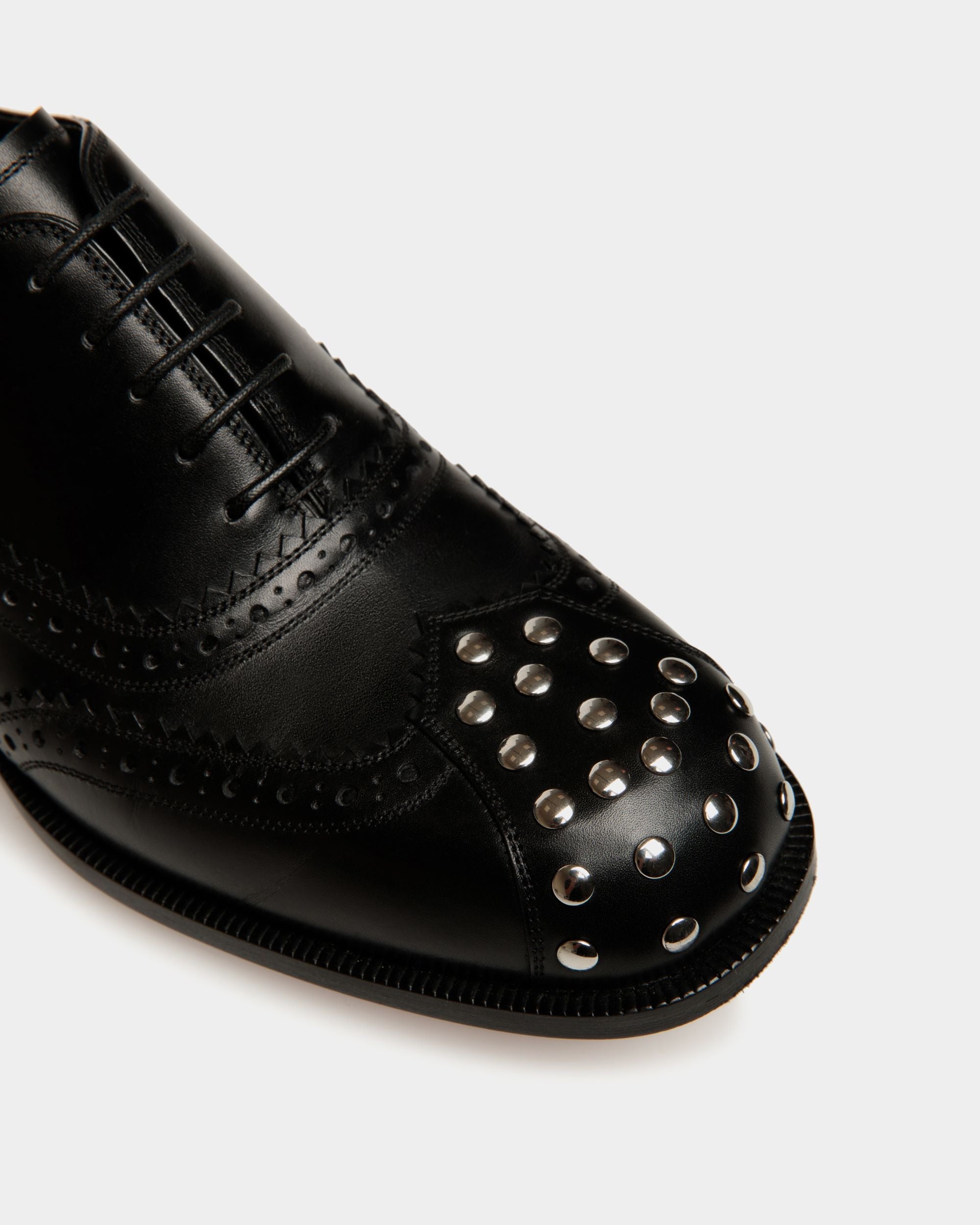 Bally Global - Spiegel Oxford in Black Leather - Black