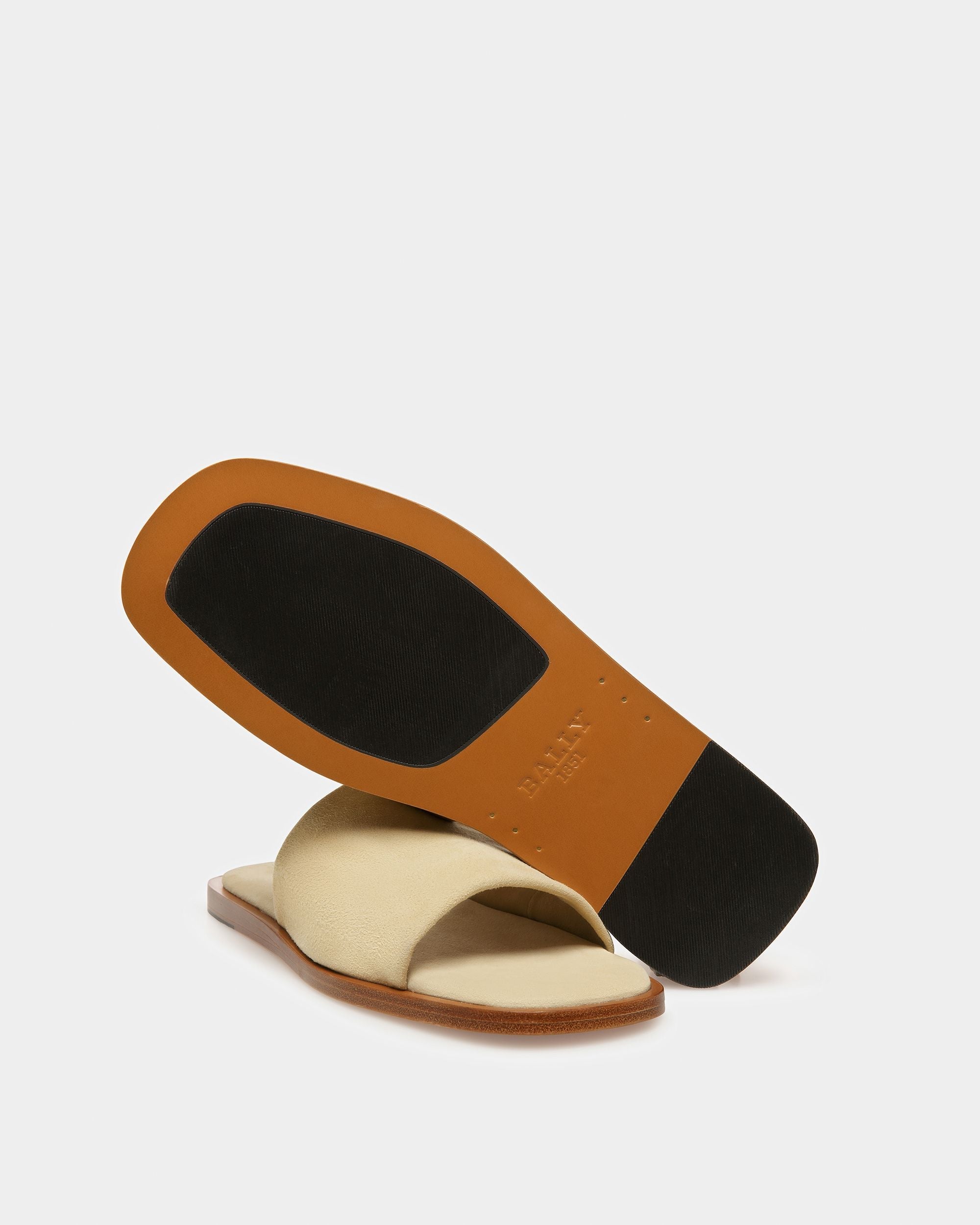 Bally Global - Sabian Leather Sandals In Fossil - Beige