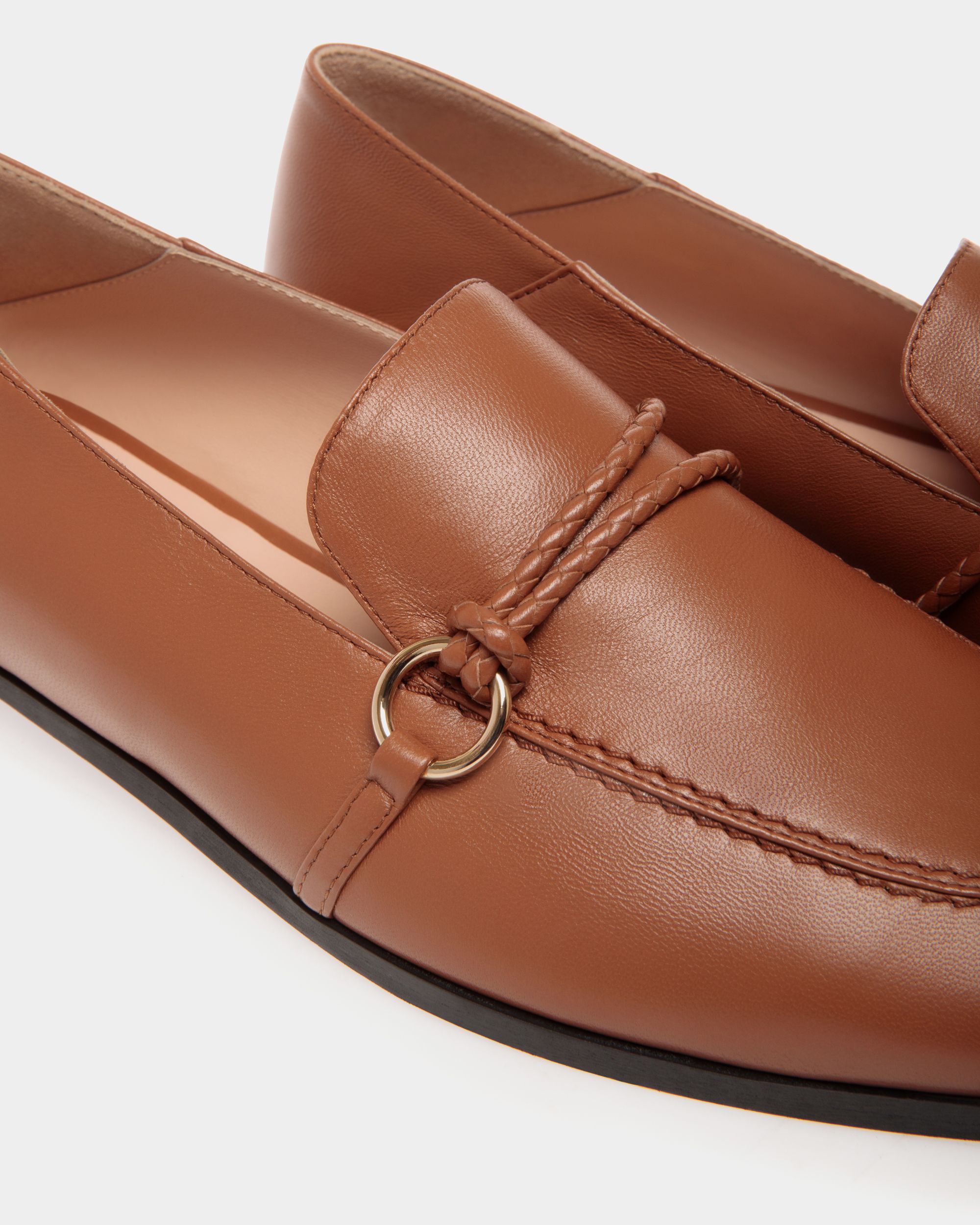 Bally Global - Zapato De Salón De Piel Marrón - Grey