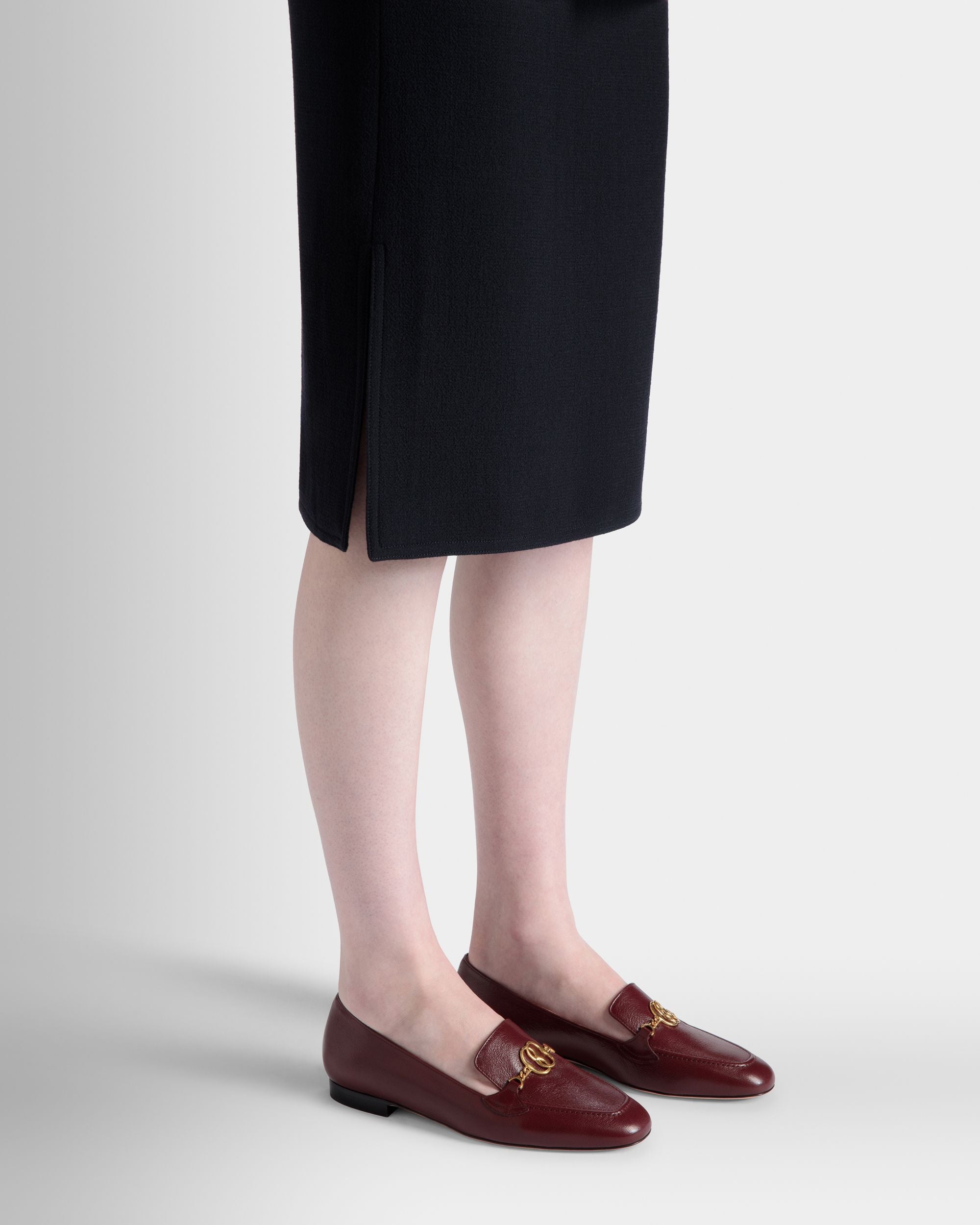Bally Global - Mocasín Daily Emblem De Piel Andorra - Burdeos