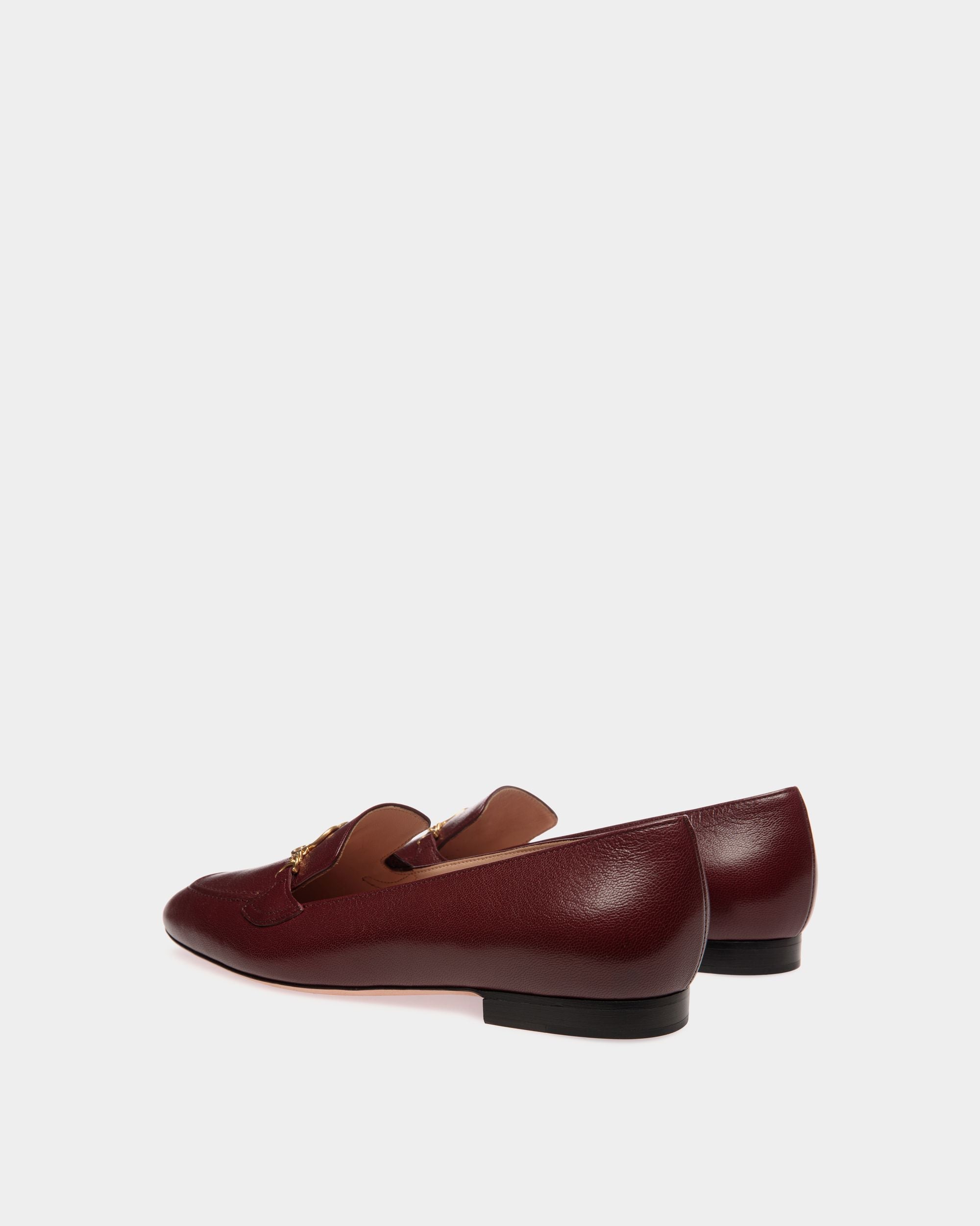 Bally Global - Mocasín Daily Emblem De Piel Andorra - Burdeos