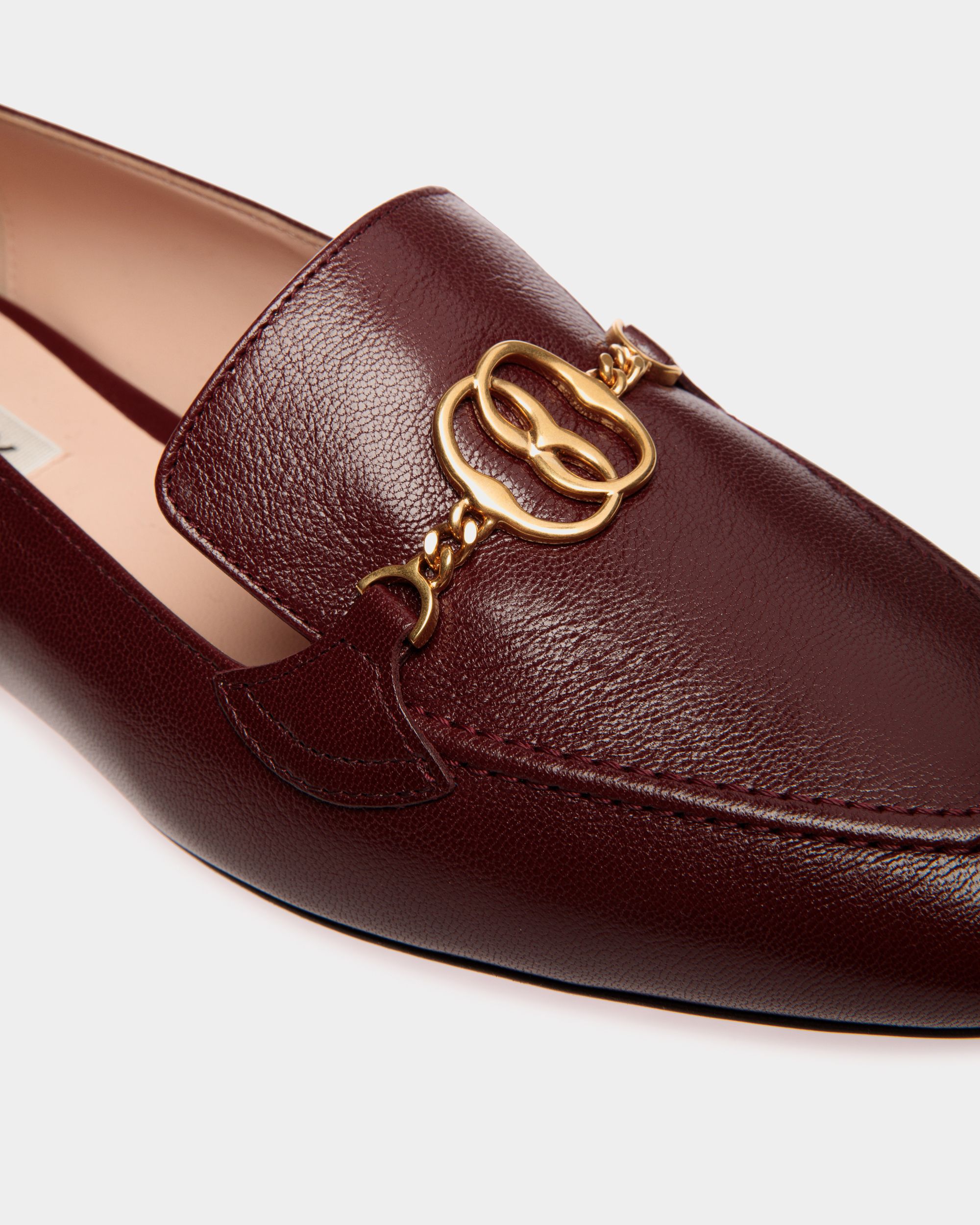 Bally Global - Mocasín Daily Emblem De Piel Andorra - Burdeos