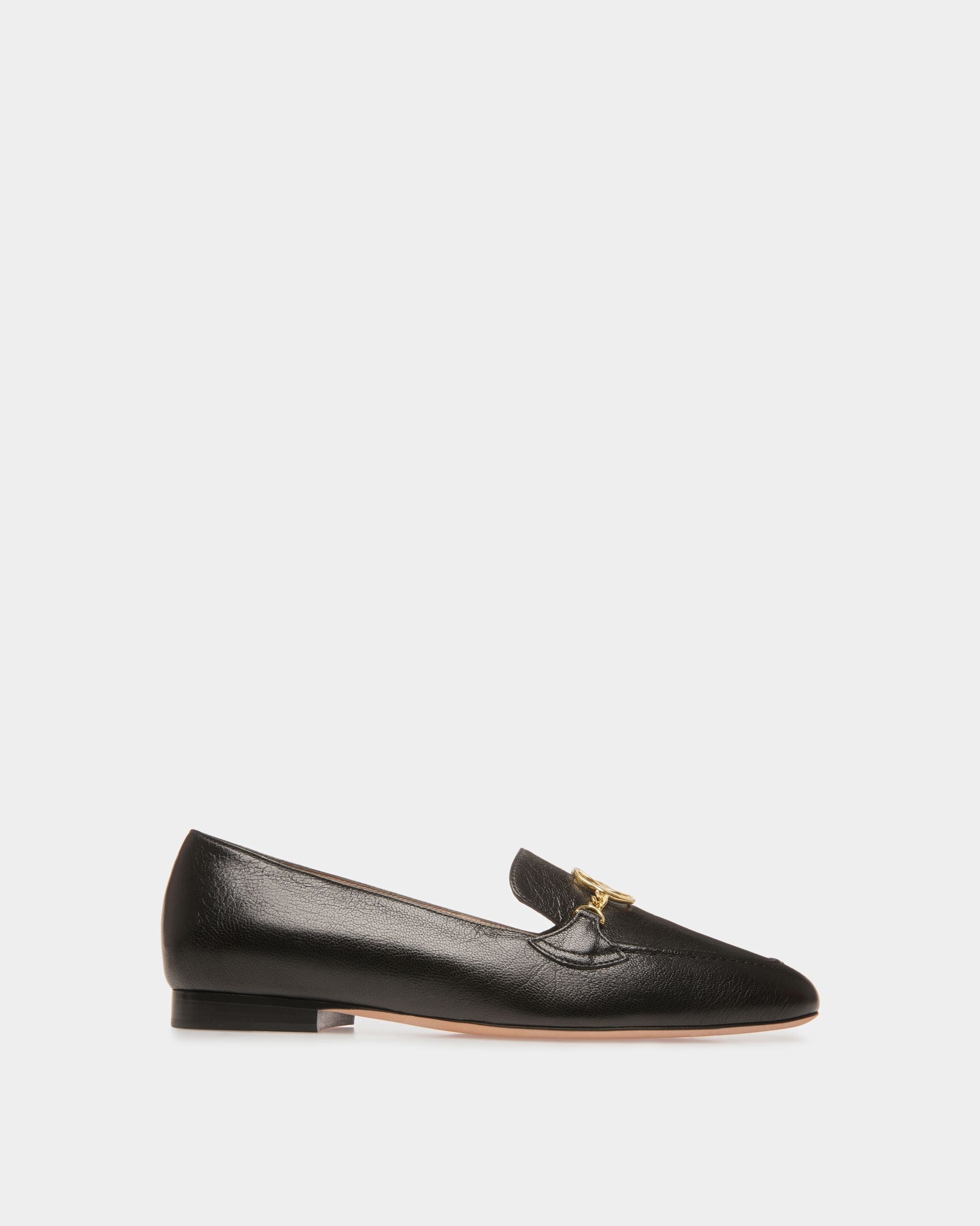 Bally Global - Mocasines Daily Emblem De Piel En Negro - Negro