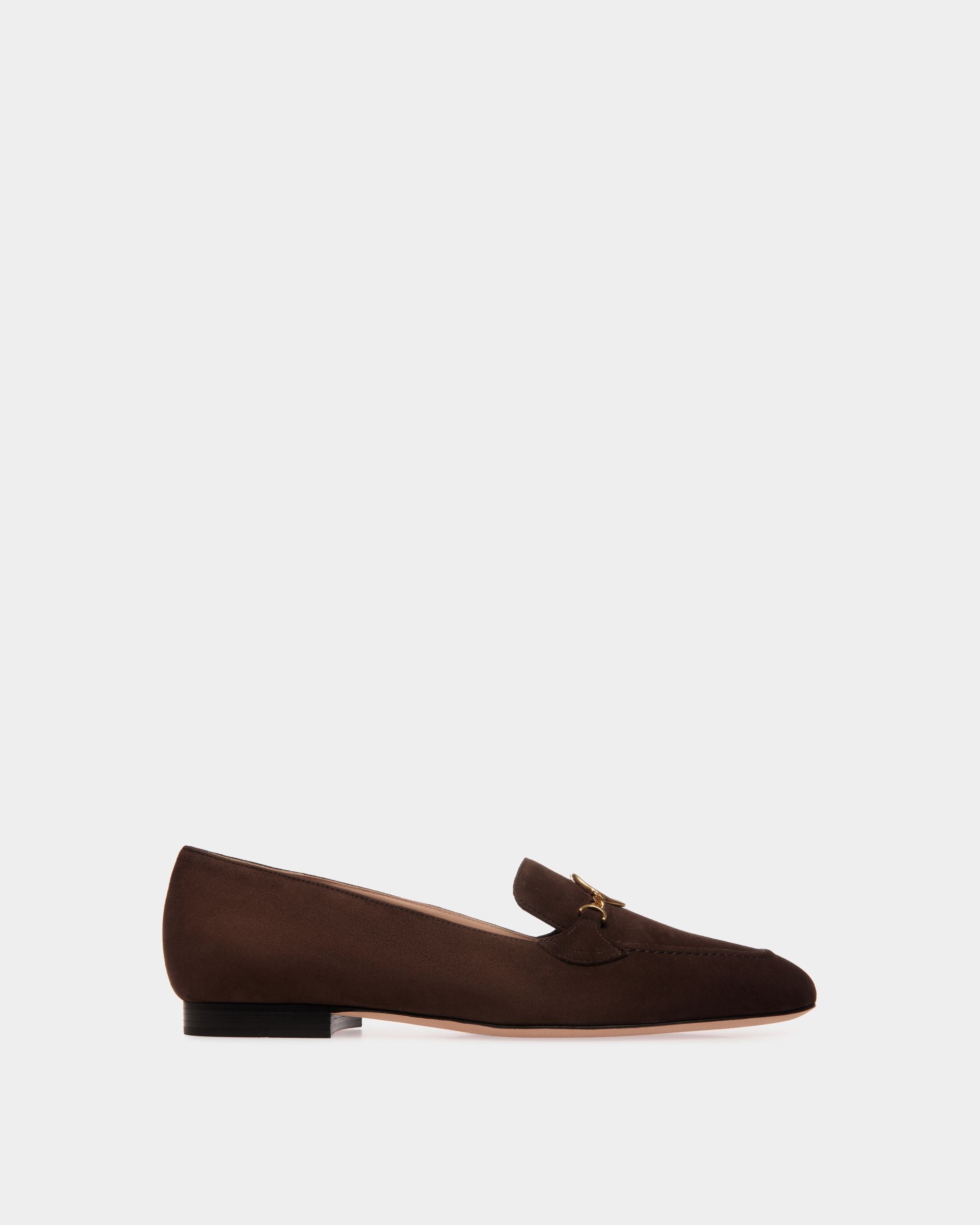 Bally Global - Mocasín Daily Emblem De Ante Ébano - Marrón