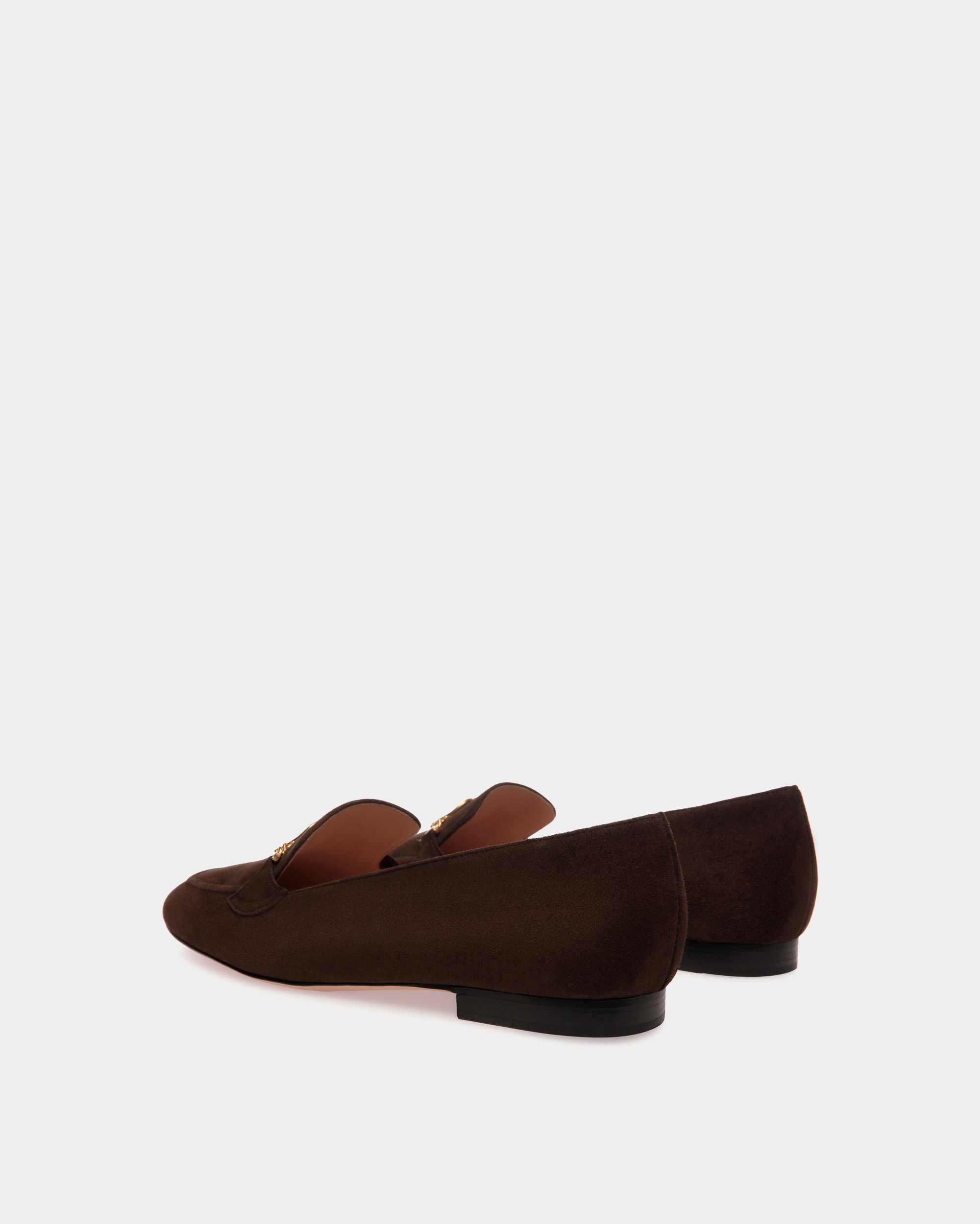 Bally Global - Mocasín Daily Emblem De Ante Ébano - Marrón