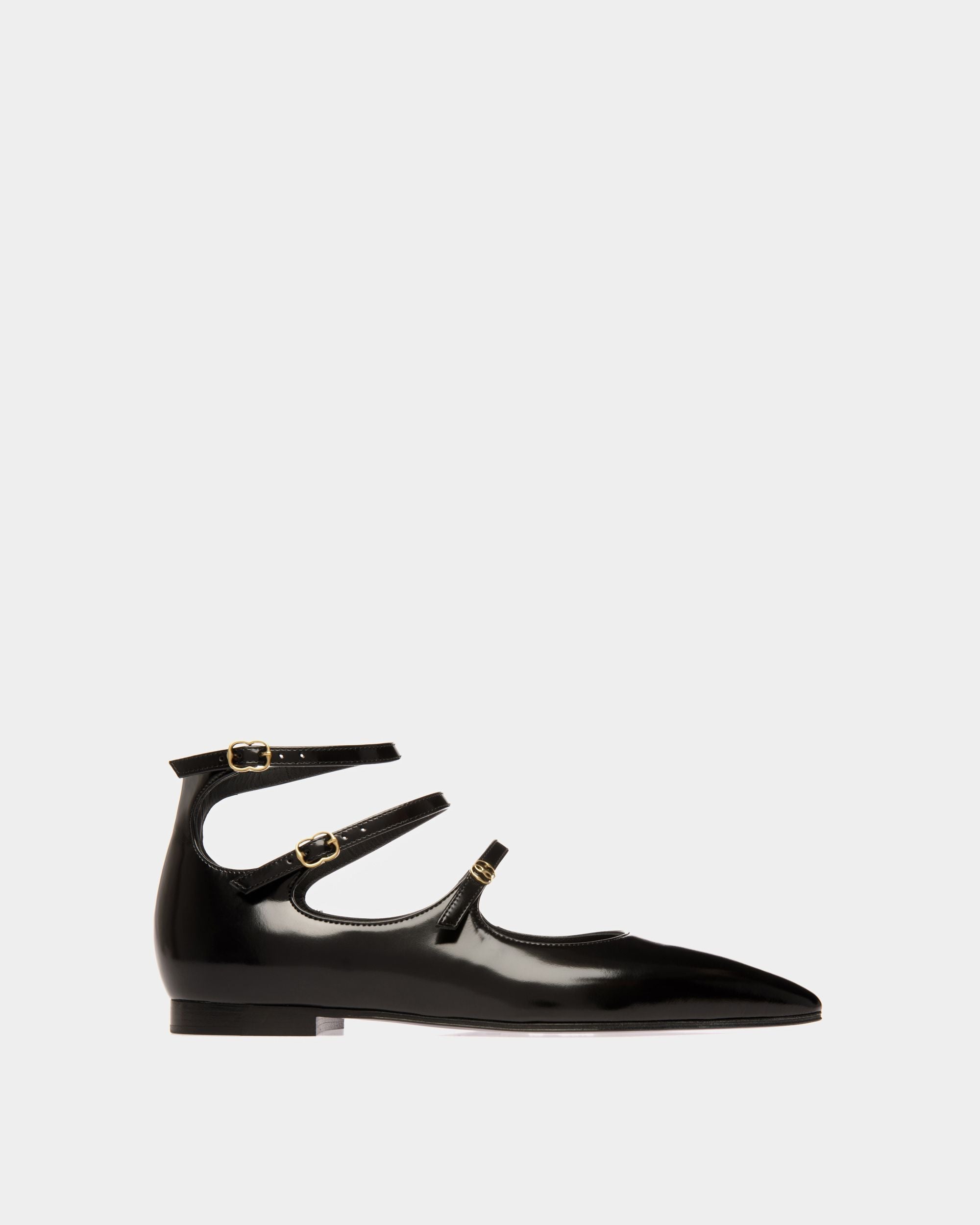 Bally Global - Zapatos Planos Marilou De Piel Negra - Negro