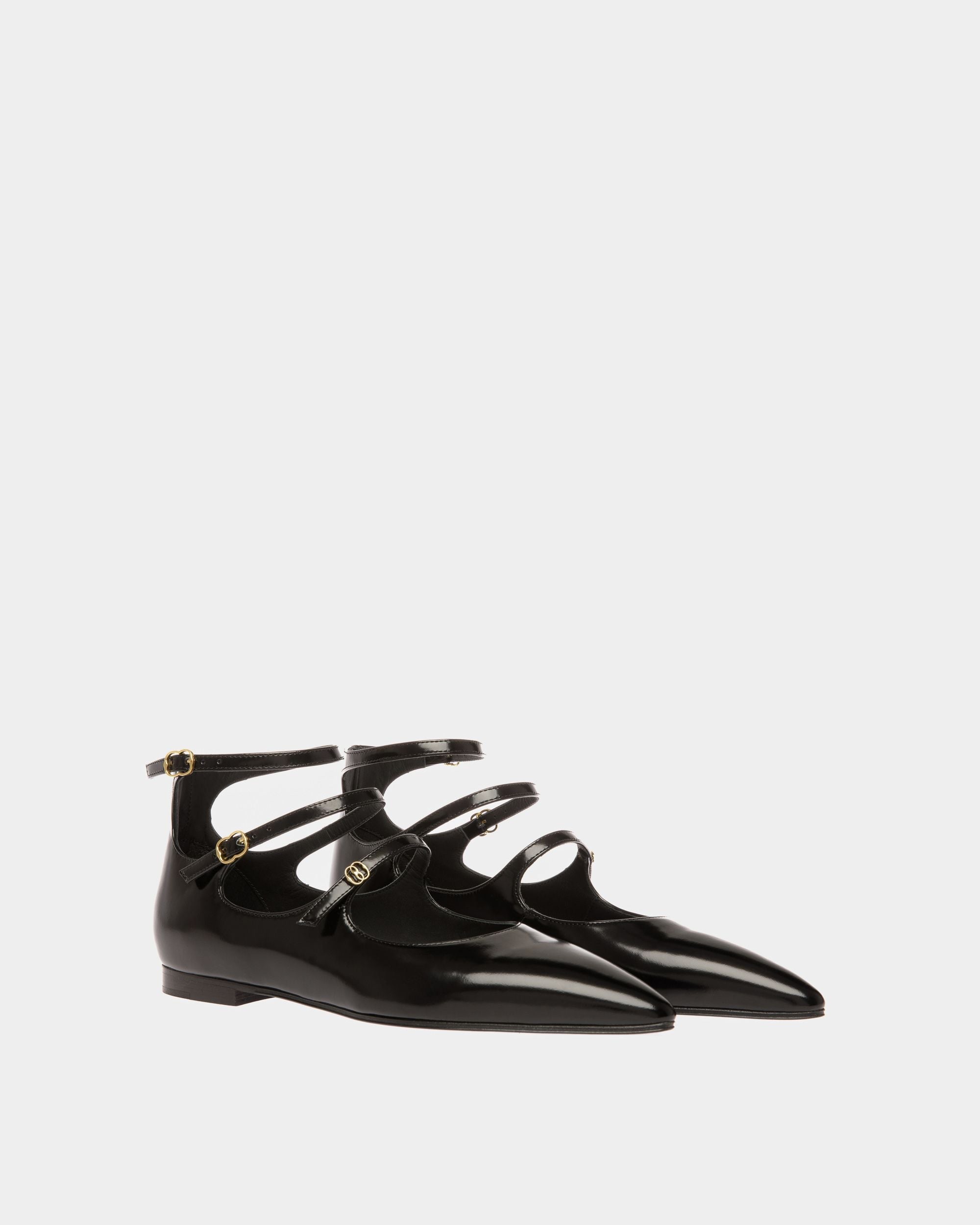 Bally Global - Zapatos Planos Marilou De Piel Negra - Negro