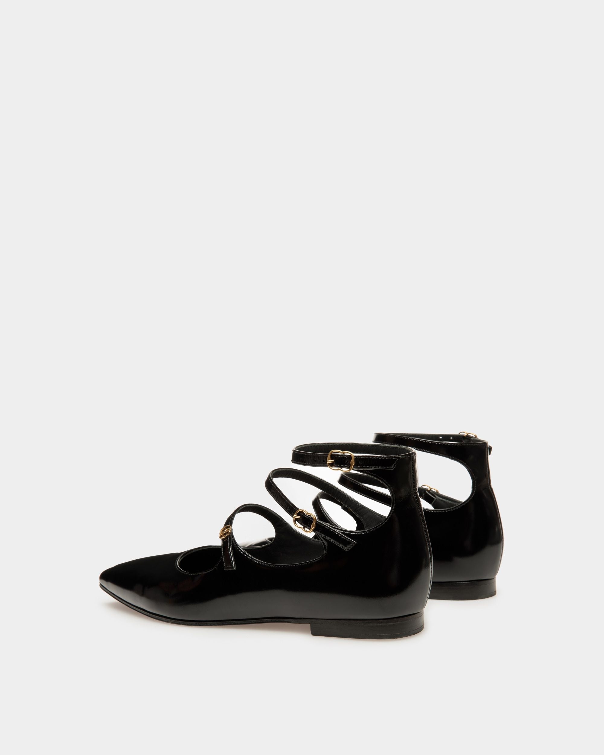 Bally Global - Zapatos Planos Marilou De Piel Negra - Negro