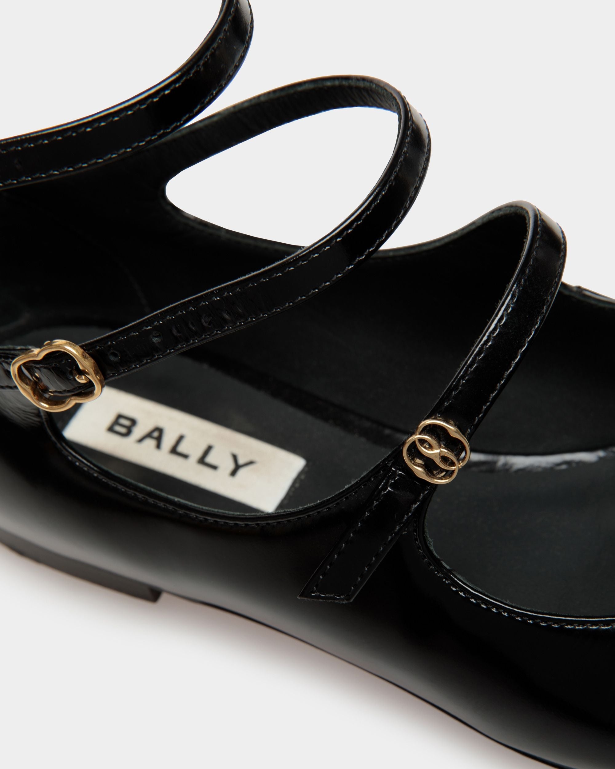 Bally Global - Zapatos Planos Marilou De Piel Negra - Negro