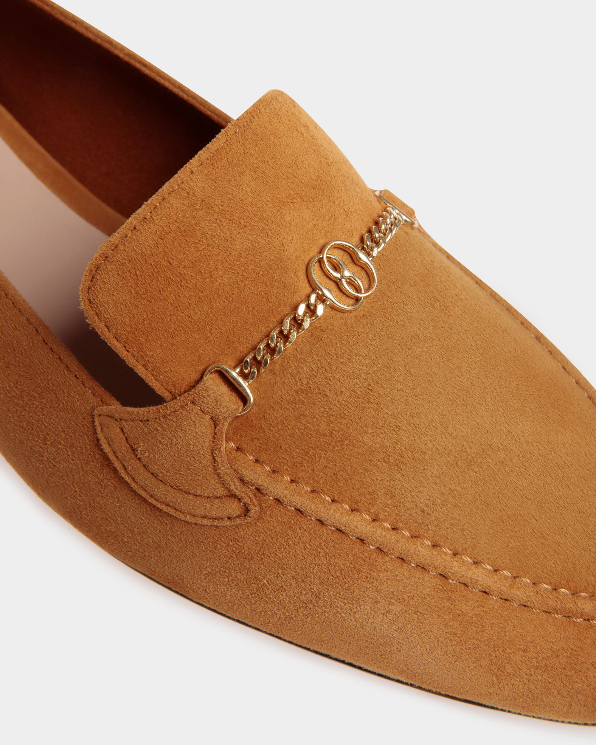 Bally Global - Daily Emblem Loafer in Brown Suede - Brown