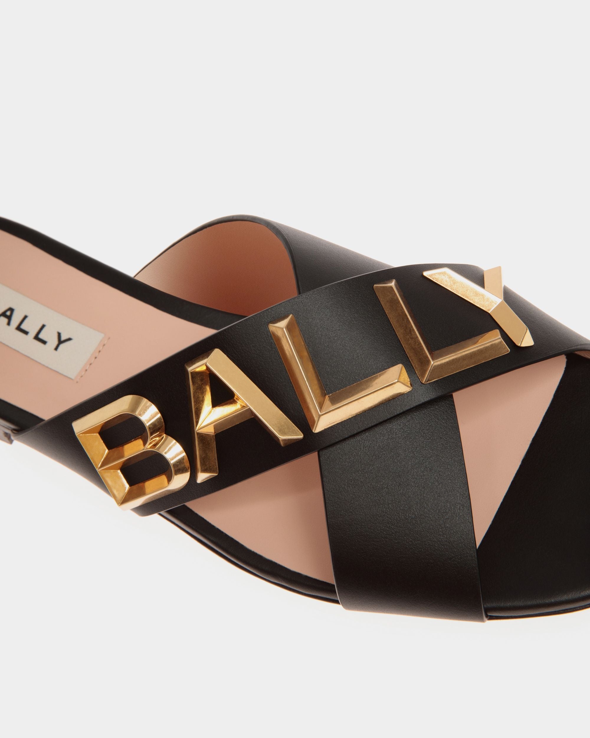 Bally Global - Bally Spell Flat Slide in Leather - Black