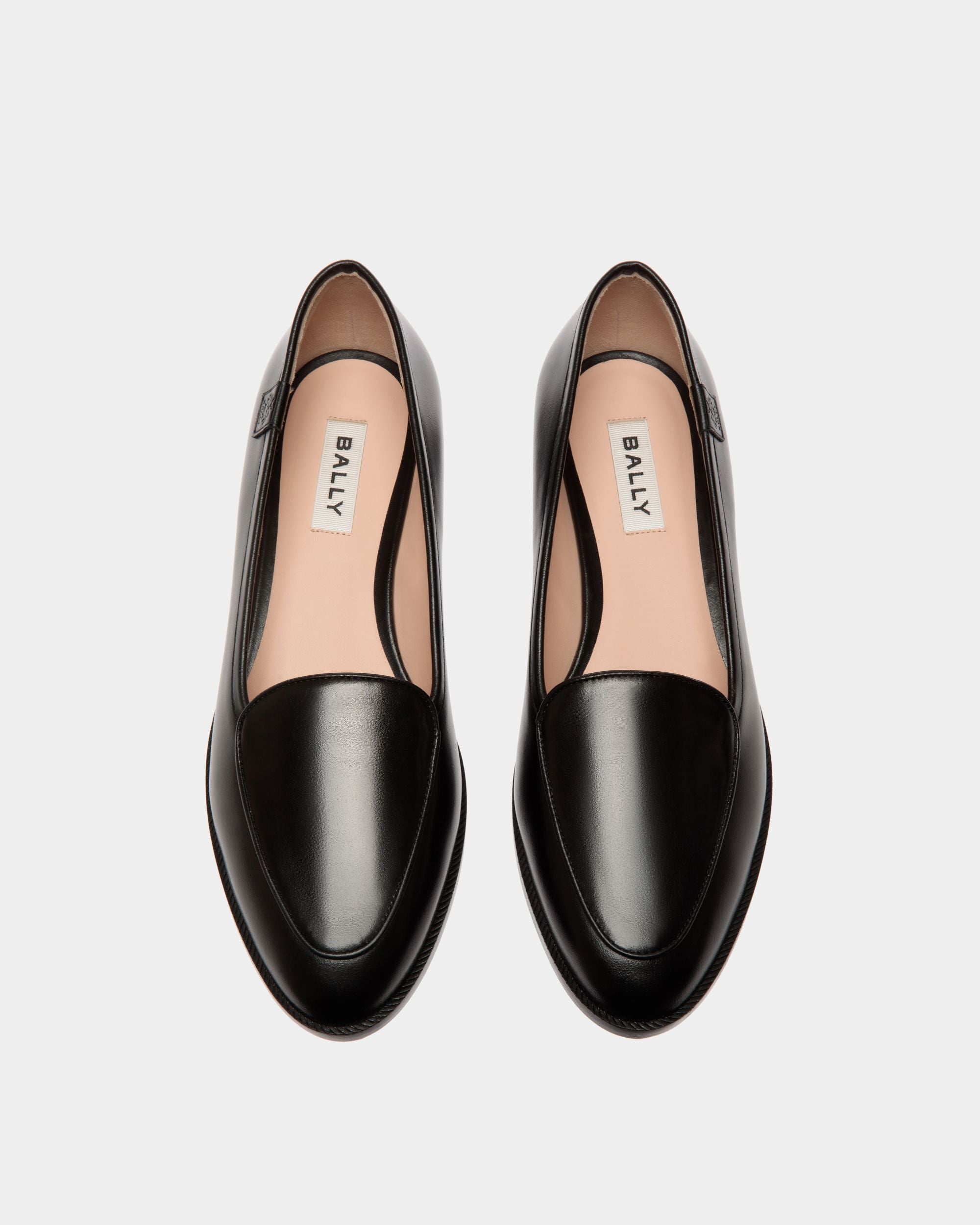 Bally Global - Zapato Plano Elite De Piel Negra - Negro