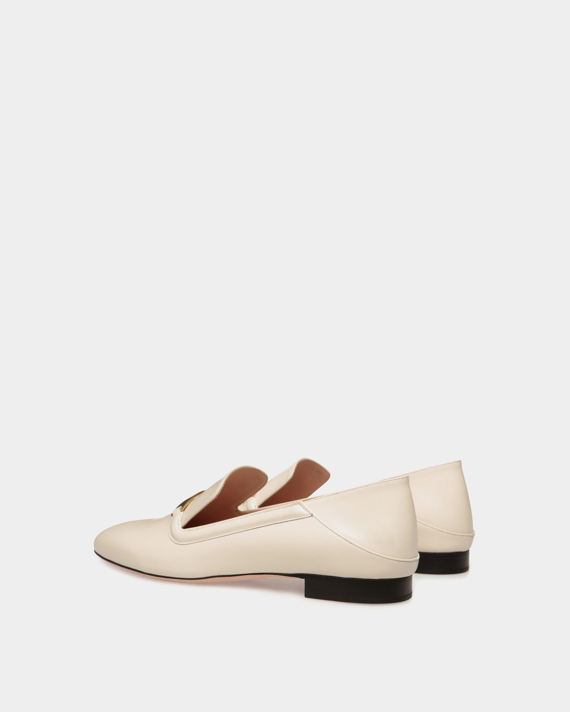 Bally Global - Deco Slipper in White Leather - White